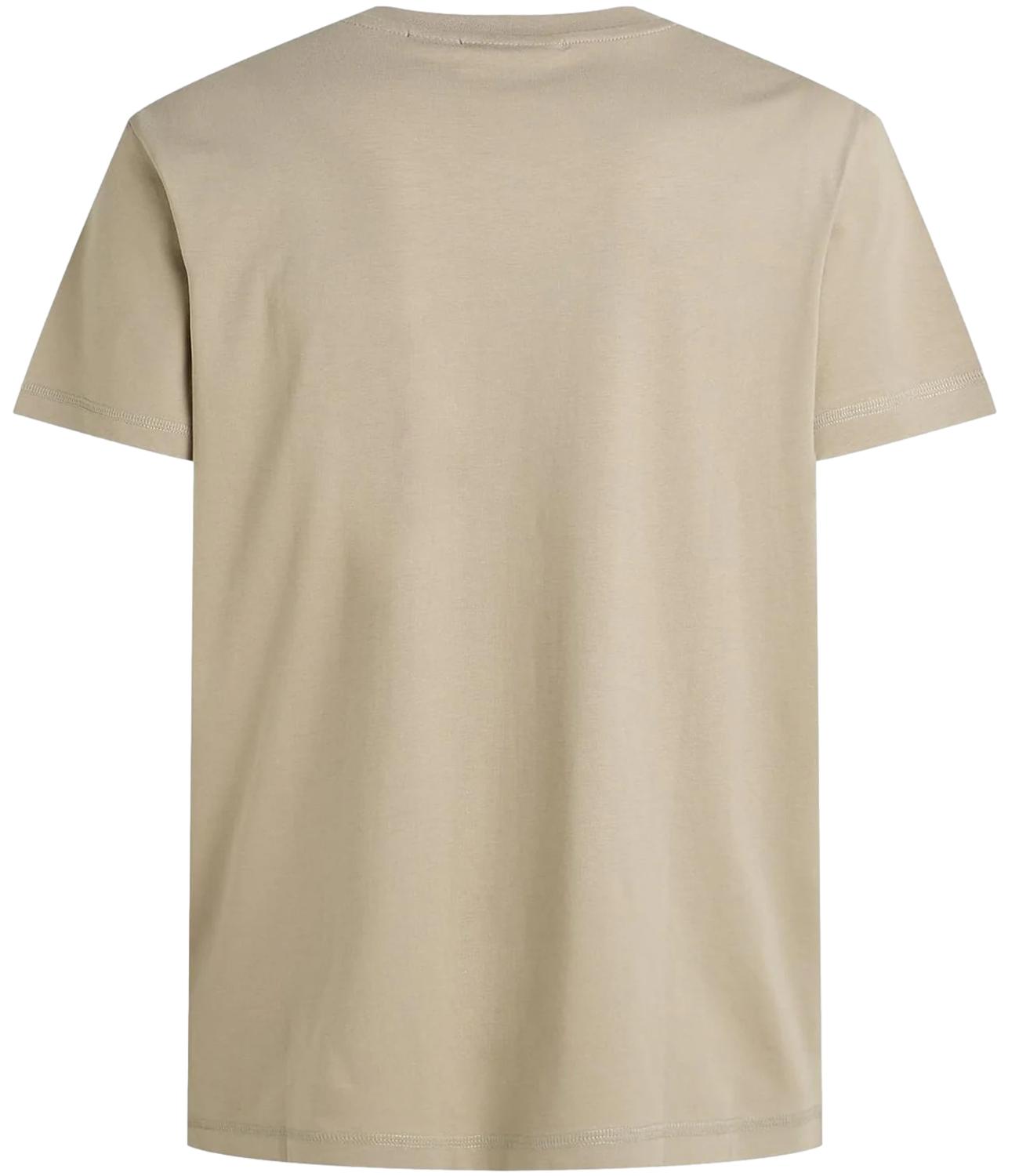 Calvin Klein T-shirt Monologo Tee Aluminium Uomo