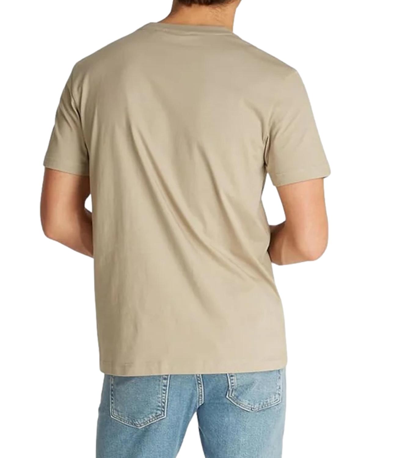 Calvin Klein T-shirt Monologo Tee Aluminium Uomo