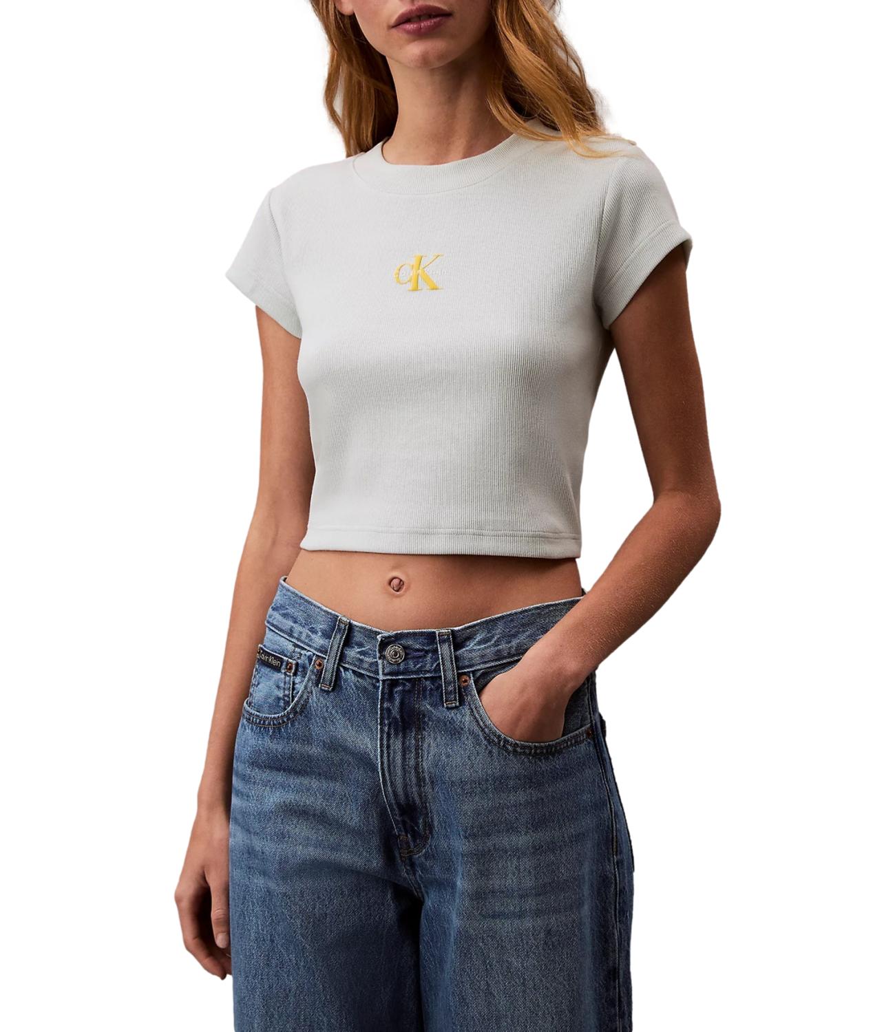 Calvin Klein T-shirt Sprout Green Donna