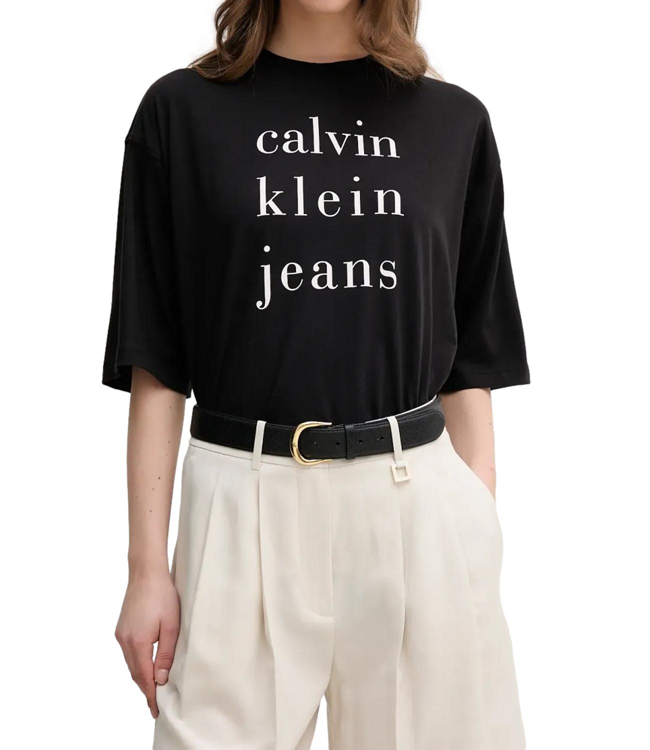 Calvin Klein T-shirt Nera Donna
