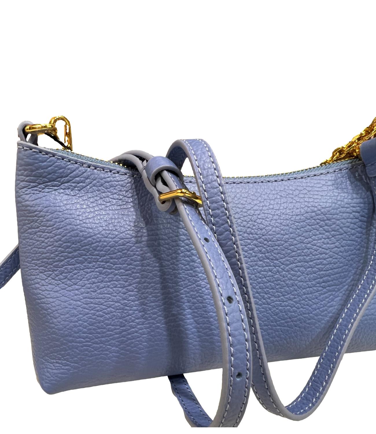 Coccinelle borsa Aura celeste donna