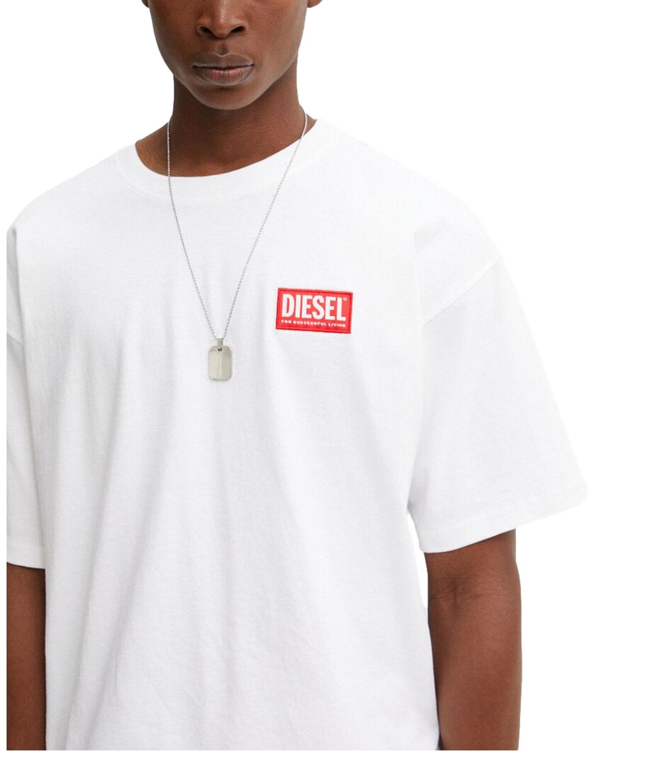 Diesel T-shirt T-boxt bianca