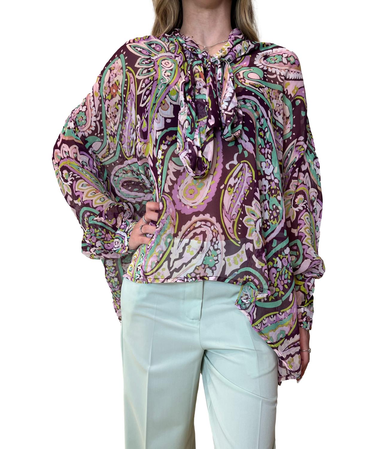 Dixie camicia multicolor donna