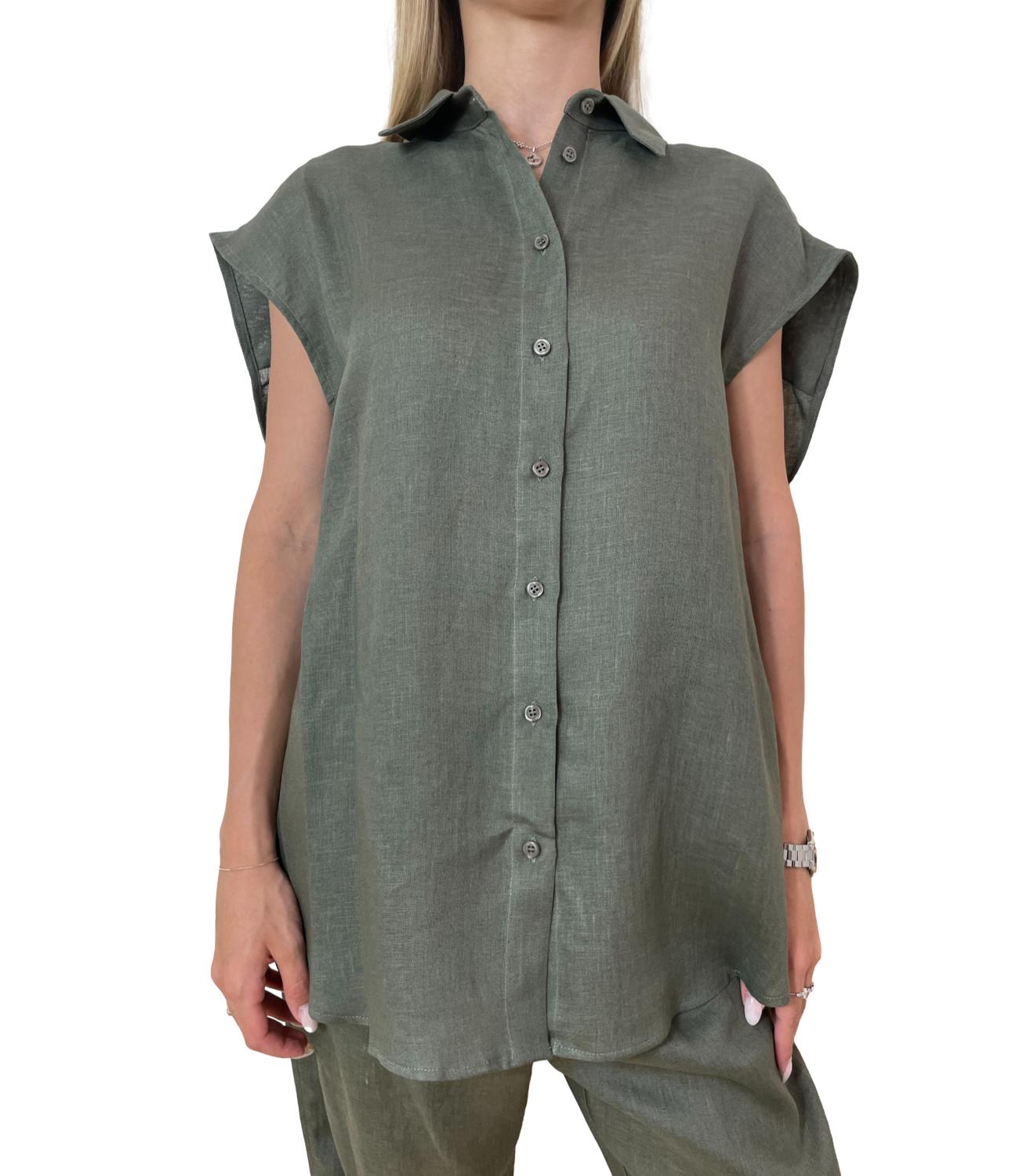 Dixie Camicia Militare Donna
