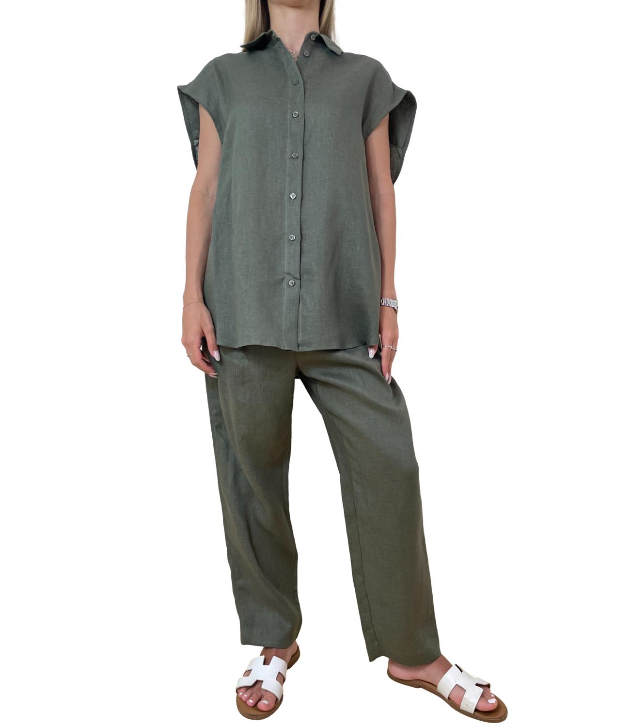 Dixie Camicia Militare Donna