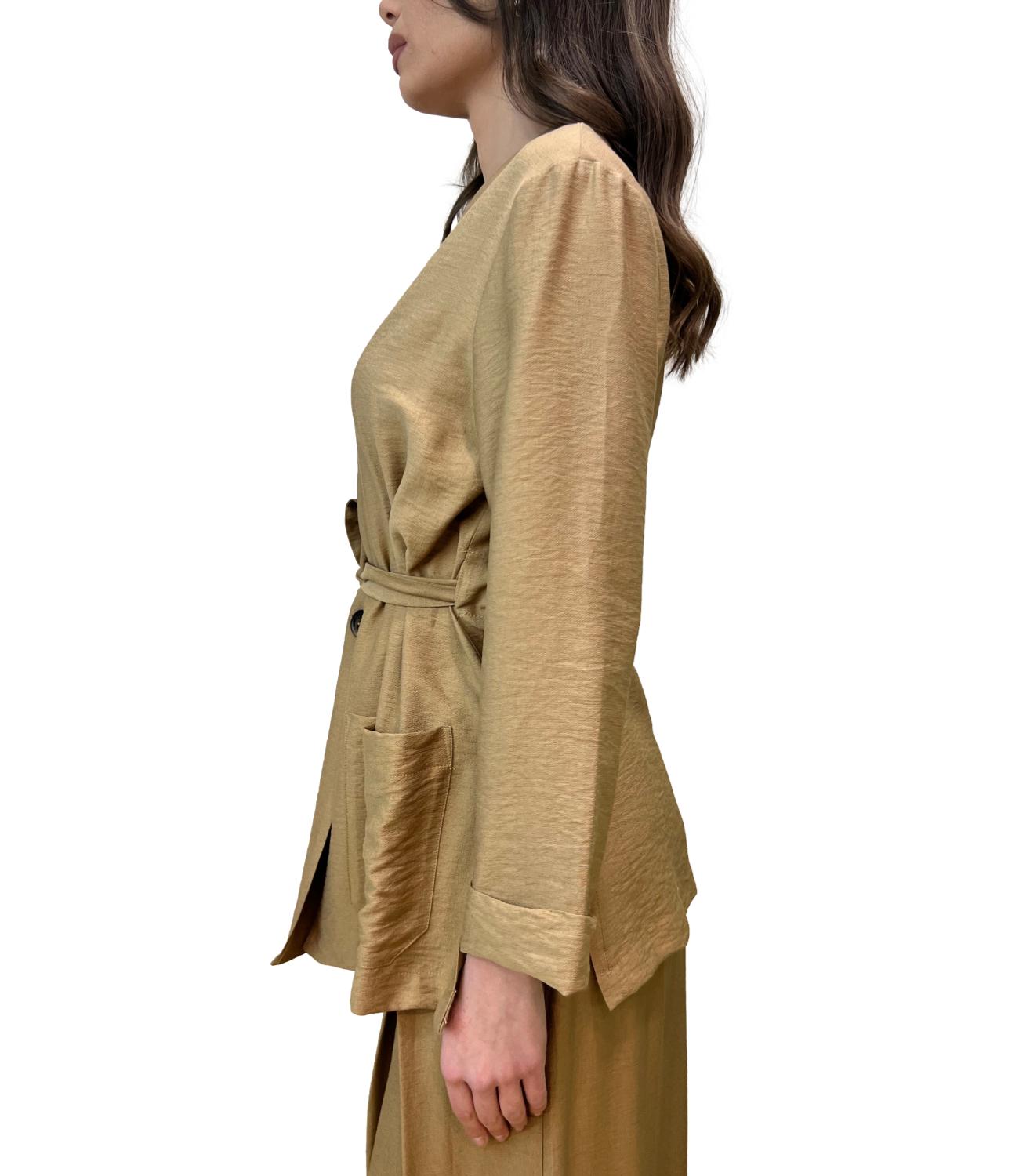 Dixie Giacca Camel Donna