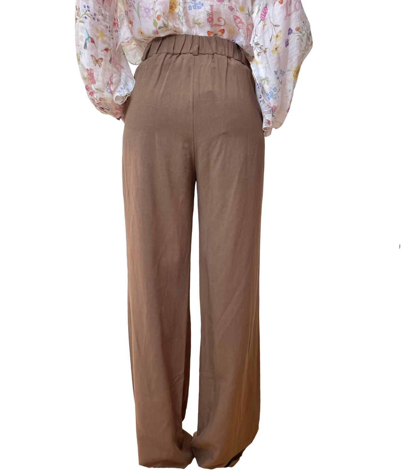 Dixie Pantalone Tabacco Donna
