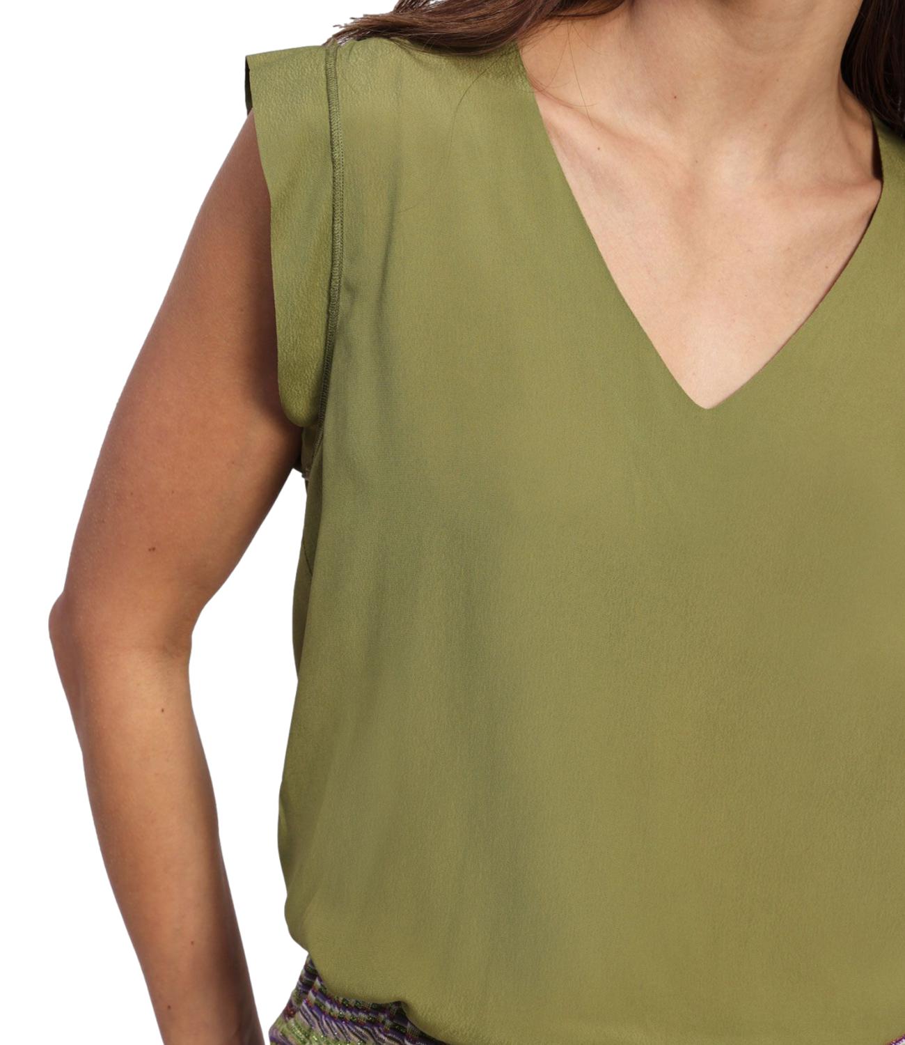 Dixie Canotta MIlitare Donna