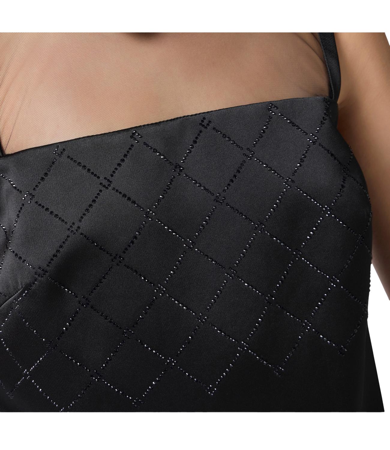 Abito In Duchesse nero