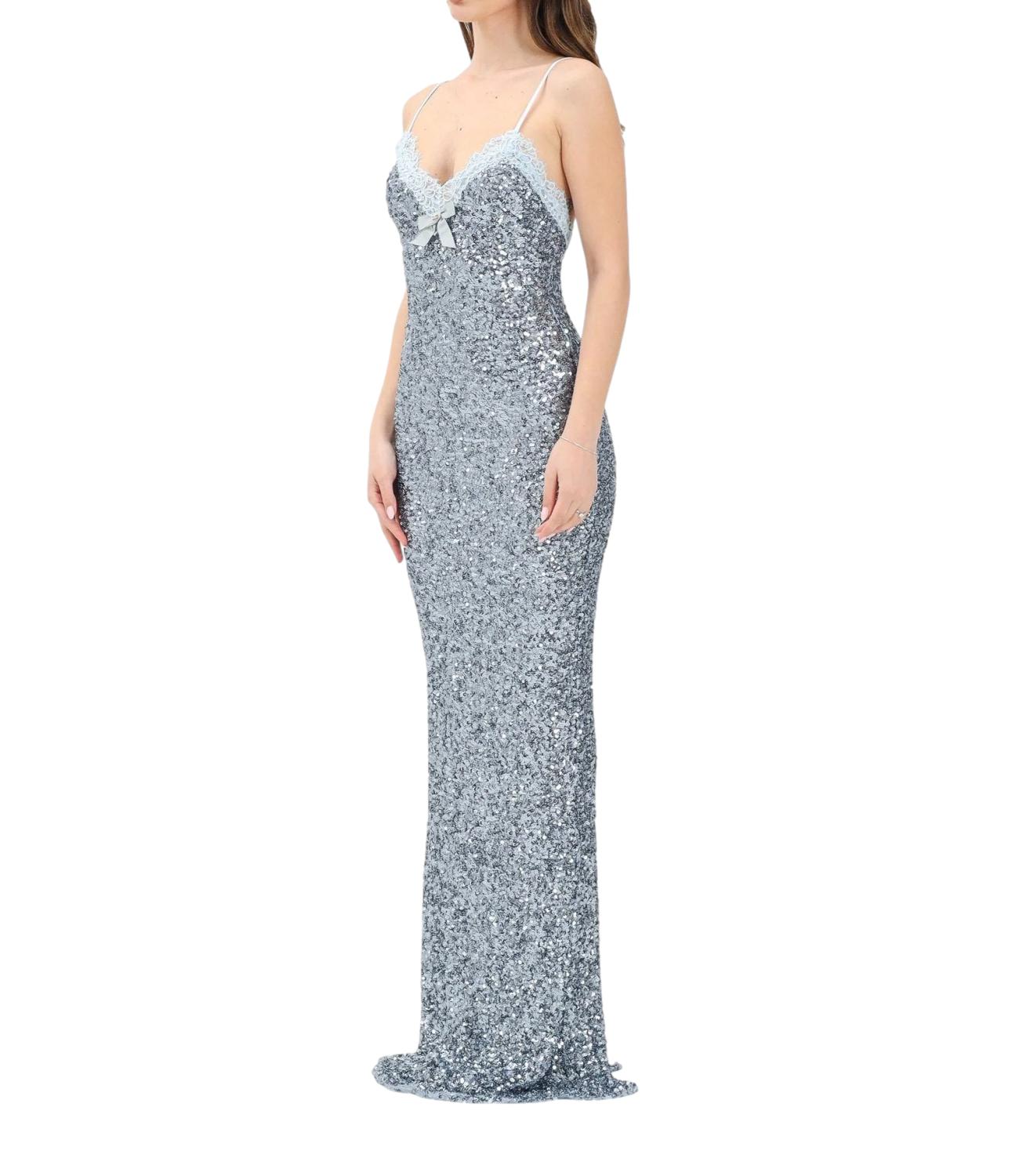 Elisabetta Franchi abito sky blue donna