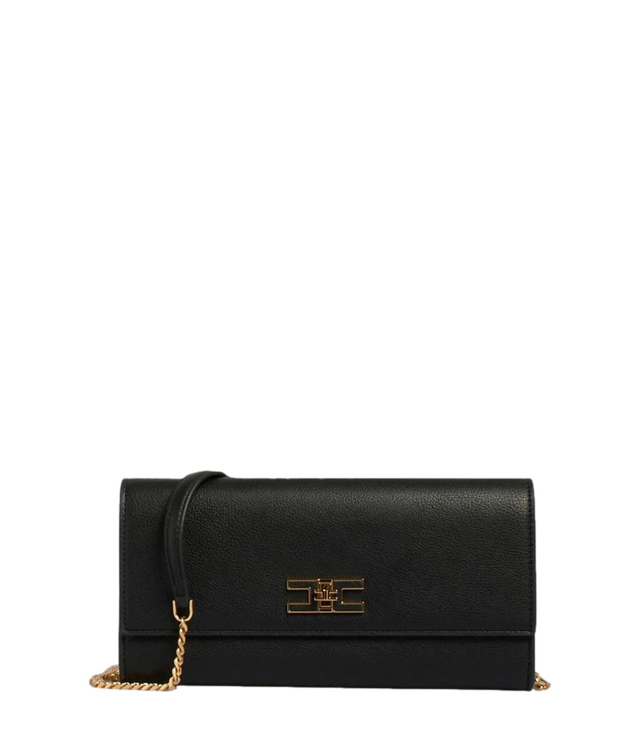 Elisabetta Franchi mini tracolla nera donna