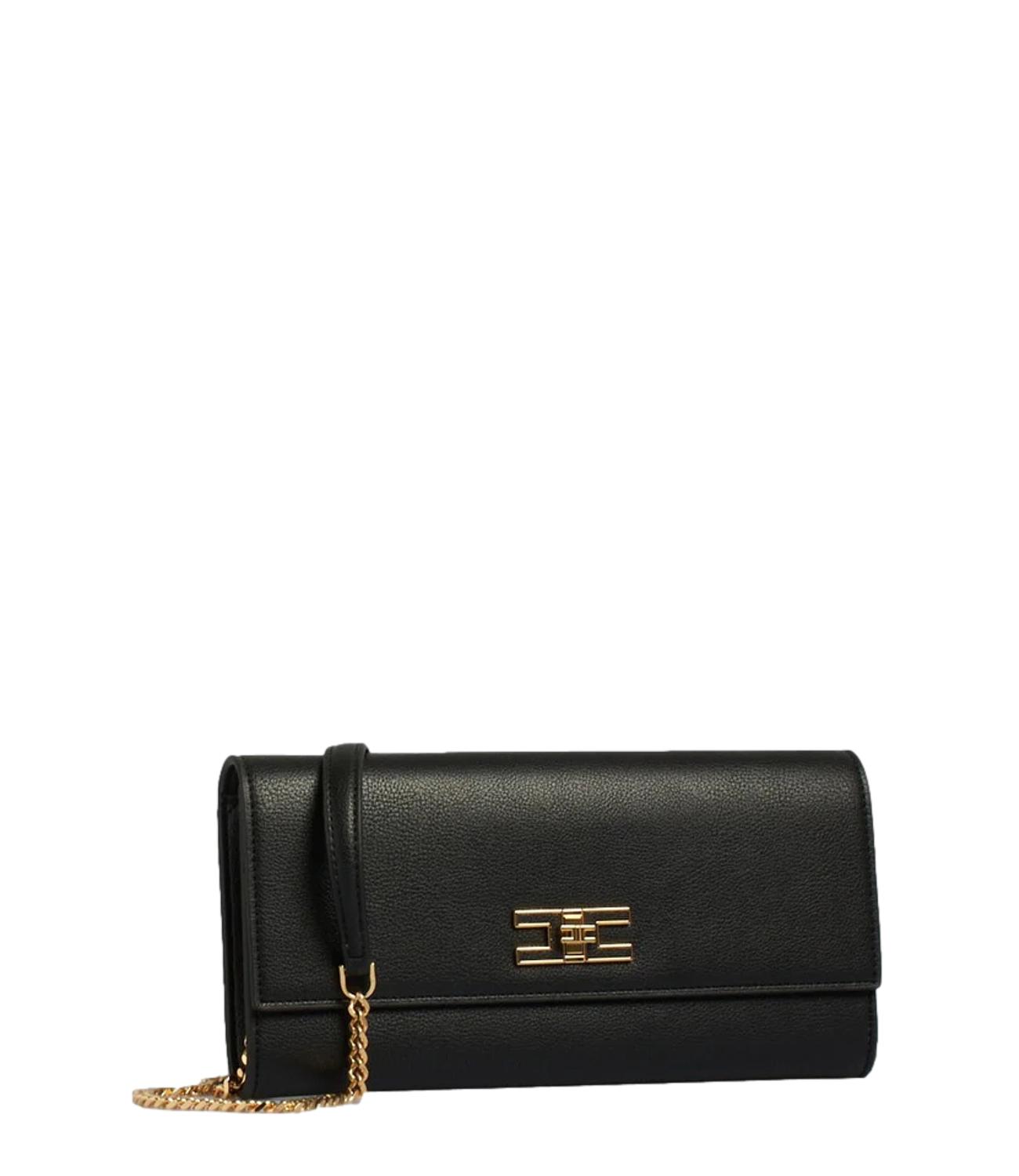 Elisabetta Franchi mini tracolla nera donna
