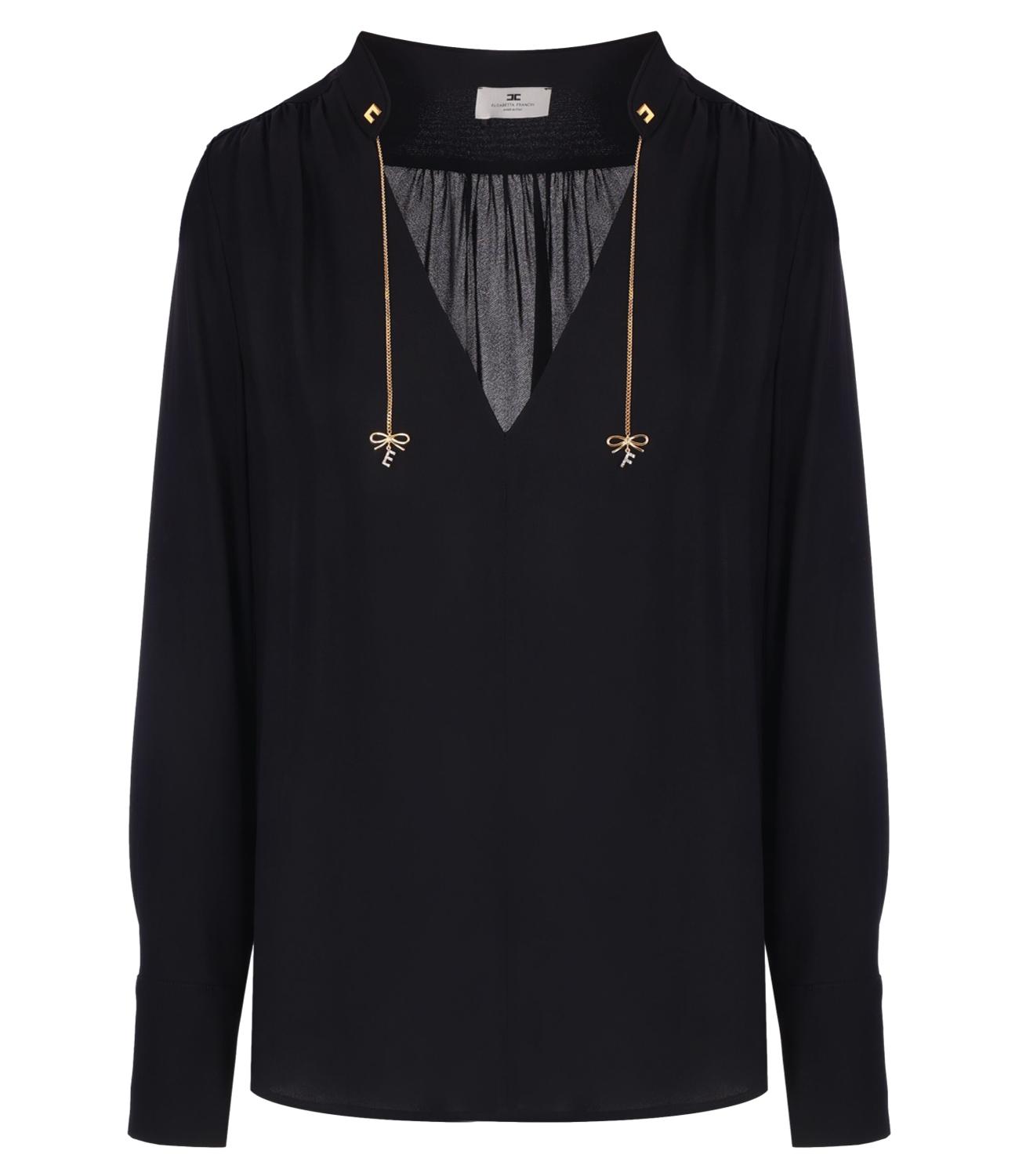 Elisabetta Franchi camicia nera donna