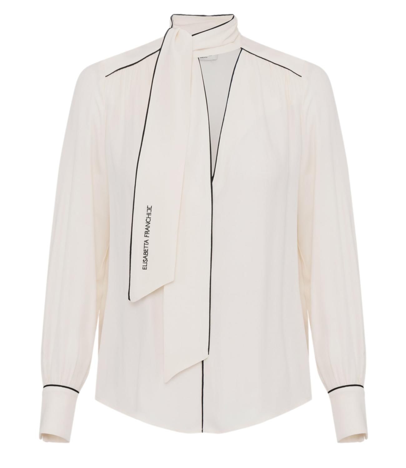 Elisabetta Franchi camicia burro/nero donna