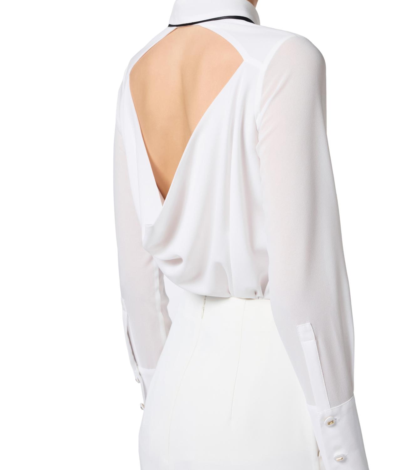 Elisabetta Franchi Camicia Avorio Donna