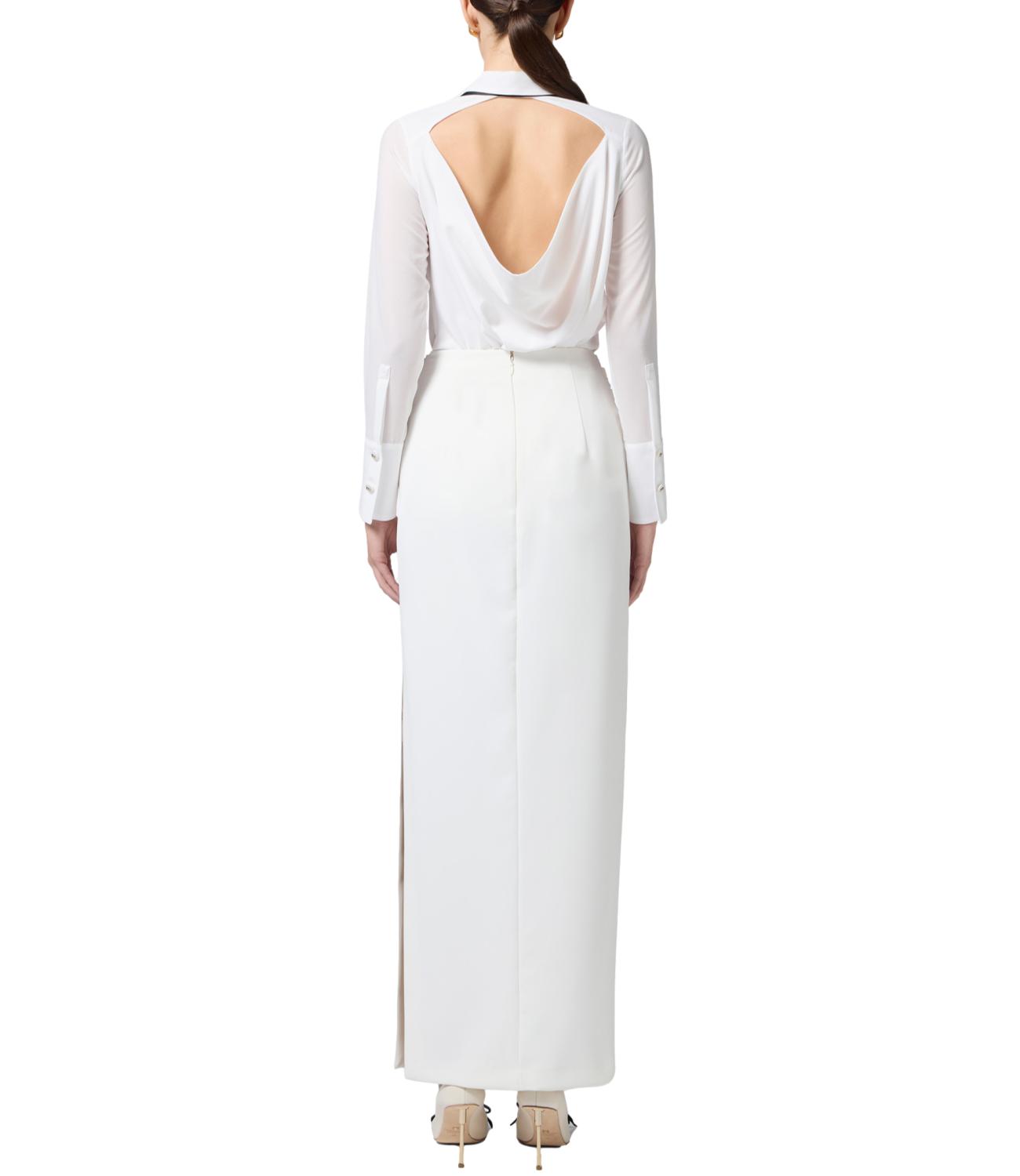 Elisabetta Franchi Camicia Avorio Donna