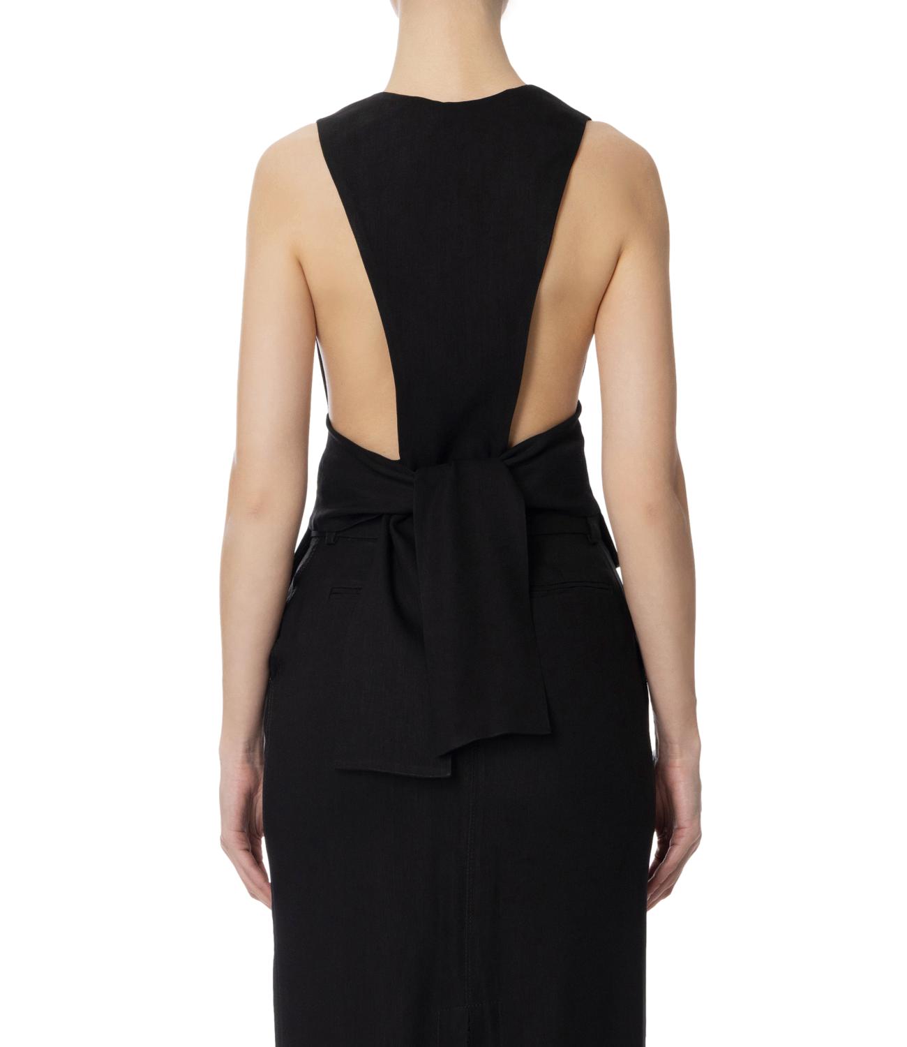 Elisabetta Franchi Gilet EF nero donna