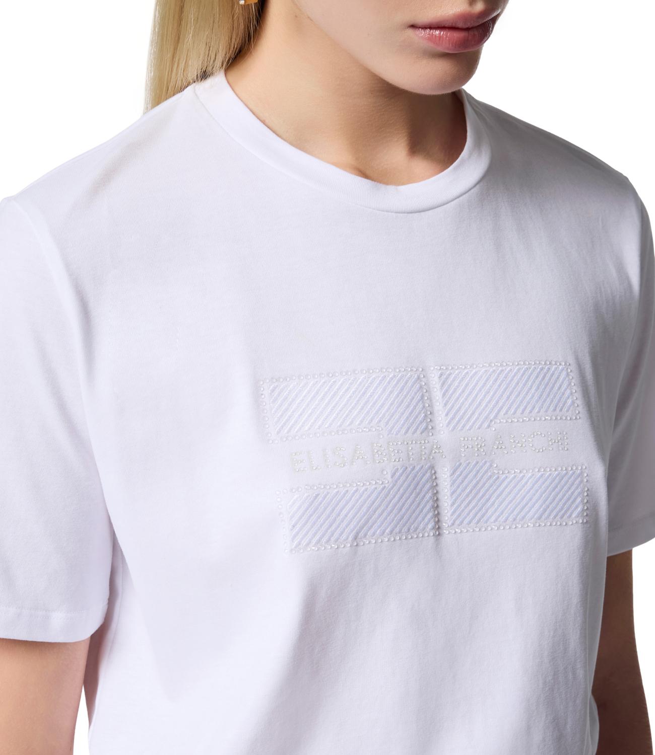Elisabetta Franchi maglia gesso donna