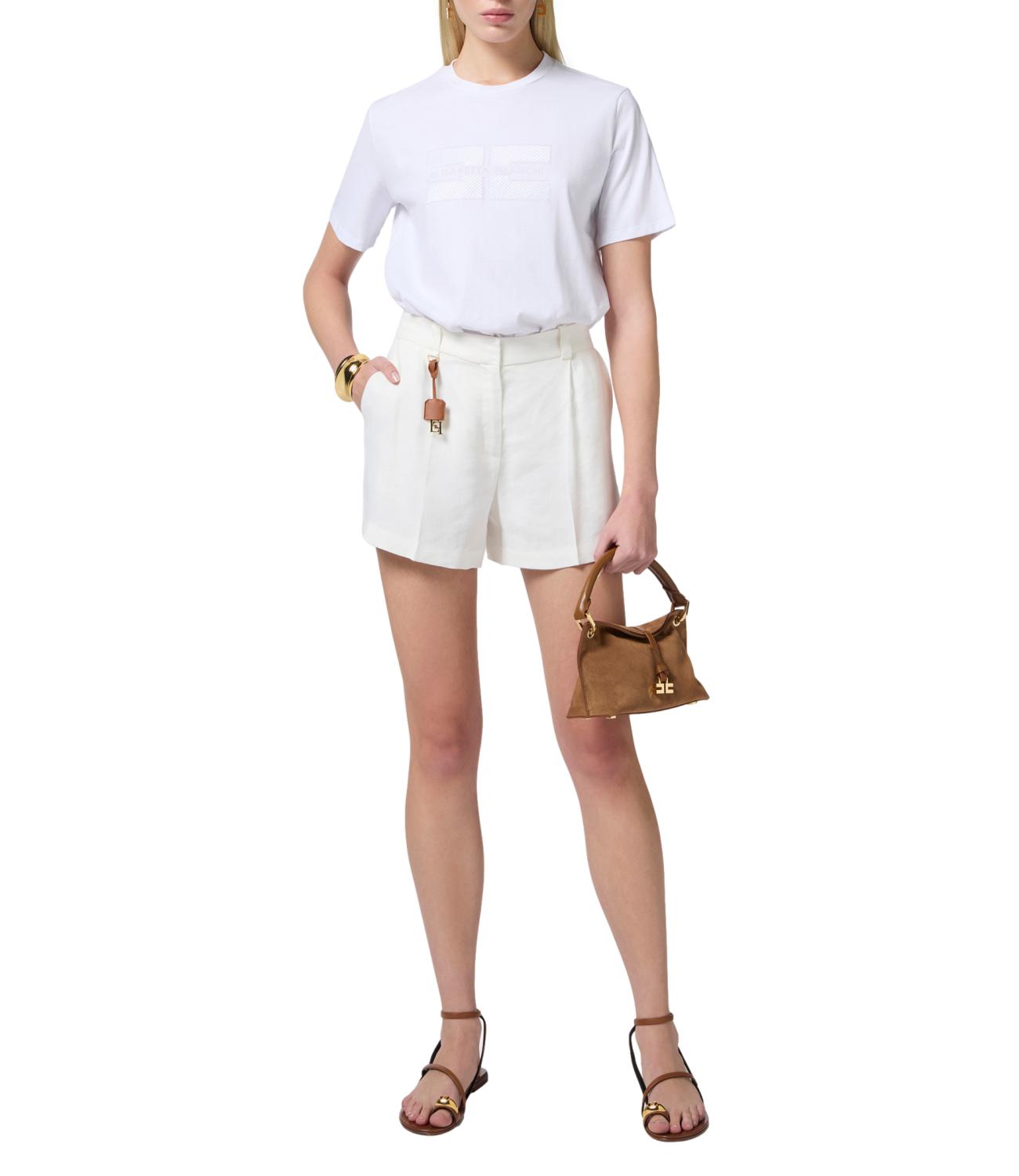 Elisabetta Franchi maglia gesso donna
