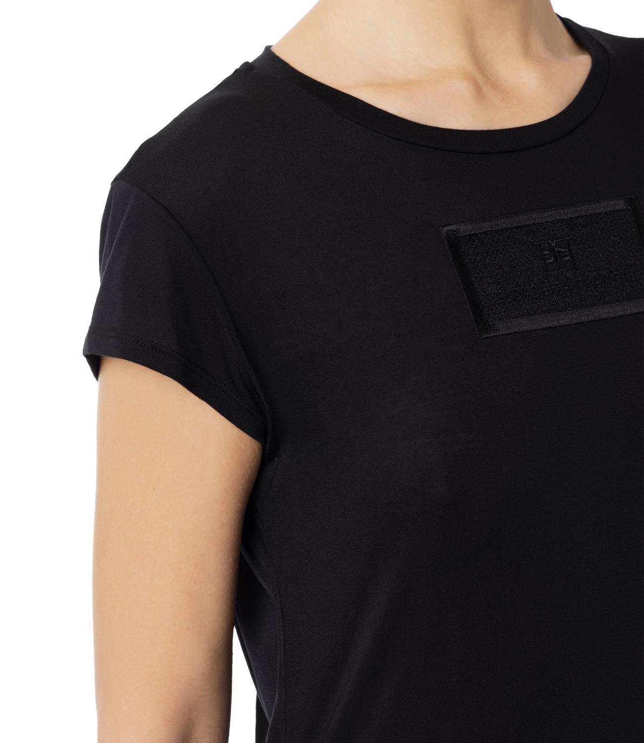 Elisabetta Franchi t-shirt nera donna