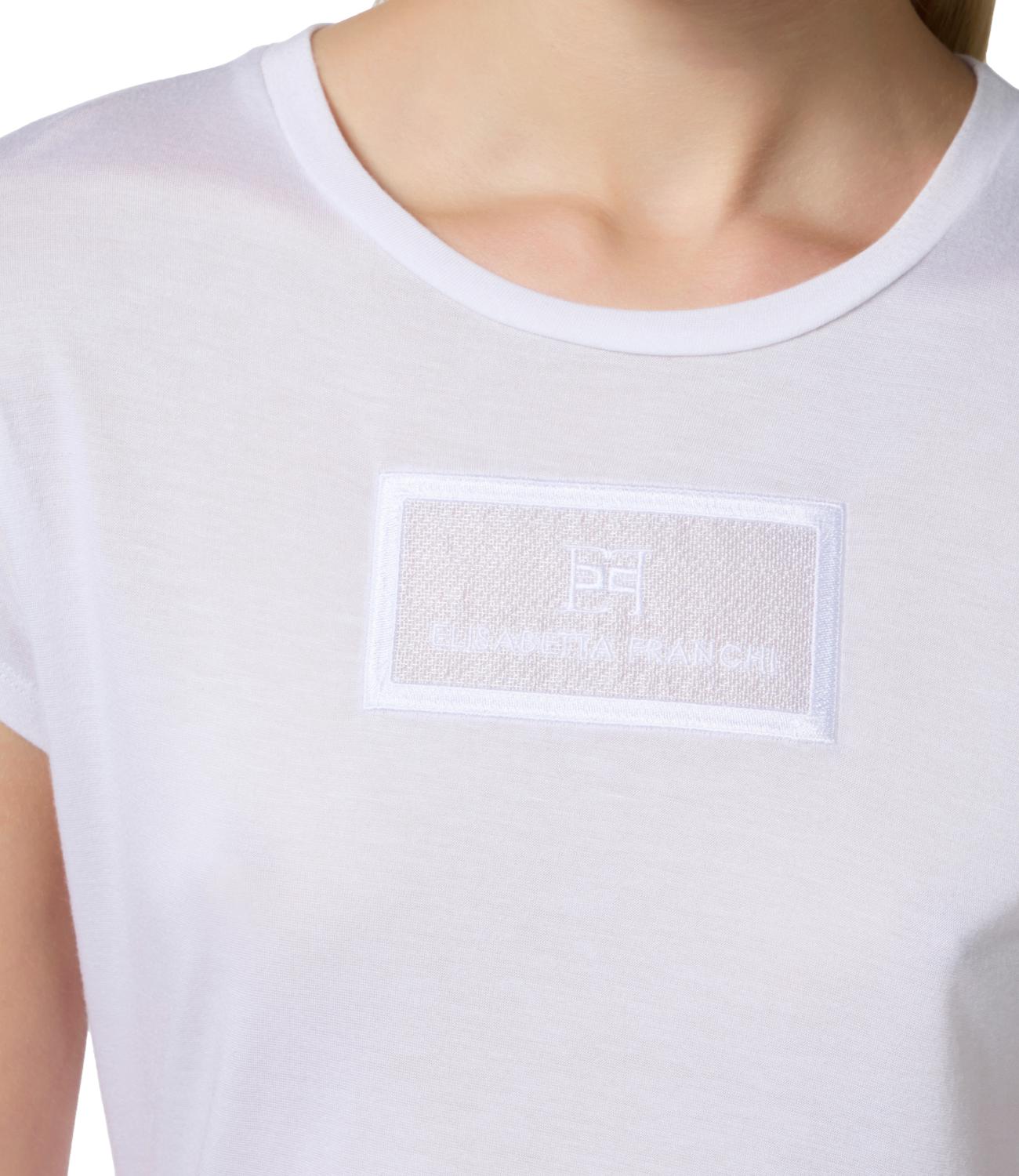 Elisabetta Franchi maglia gesso donna