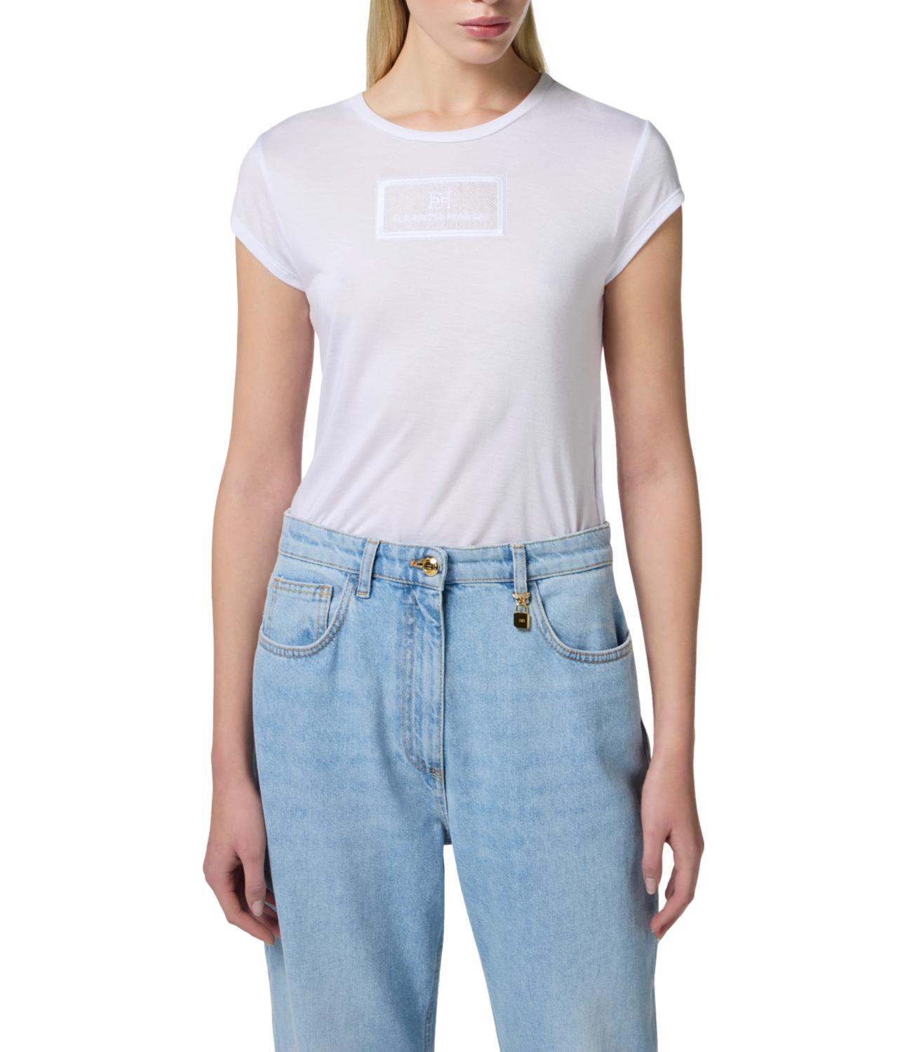 Elisabetta Franchi maglia gesso donna