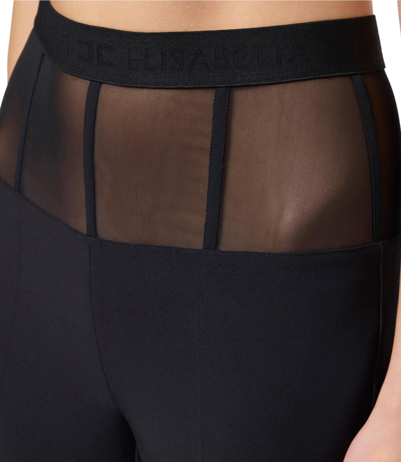 Elisabetta Franchi pantalone nero donna