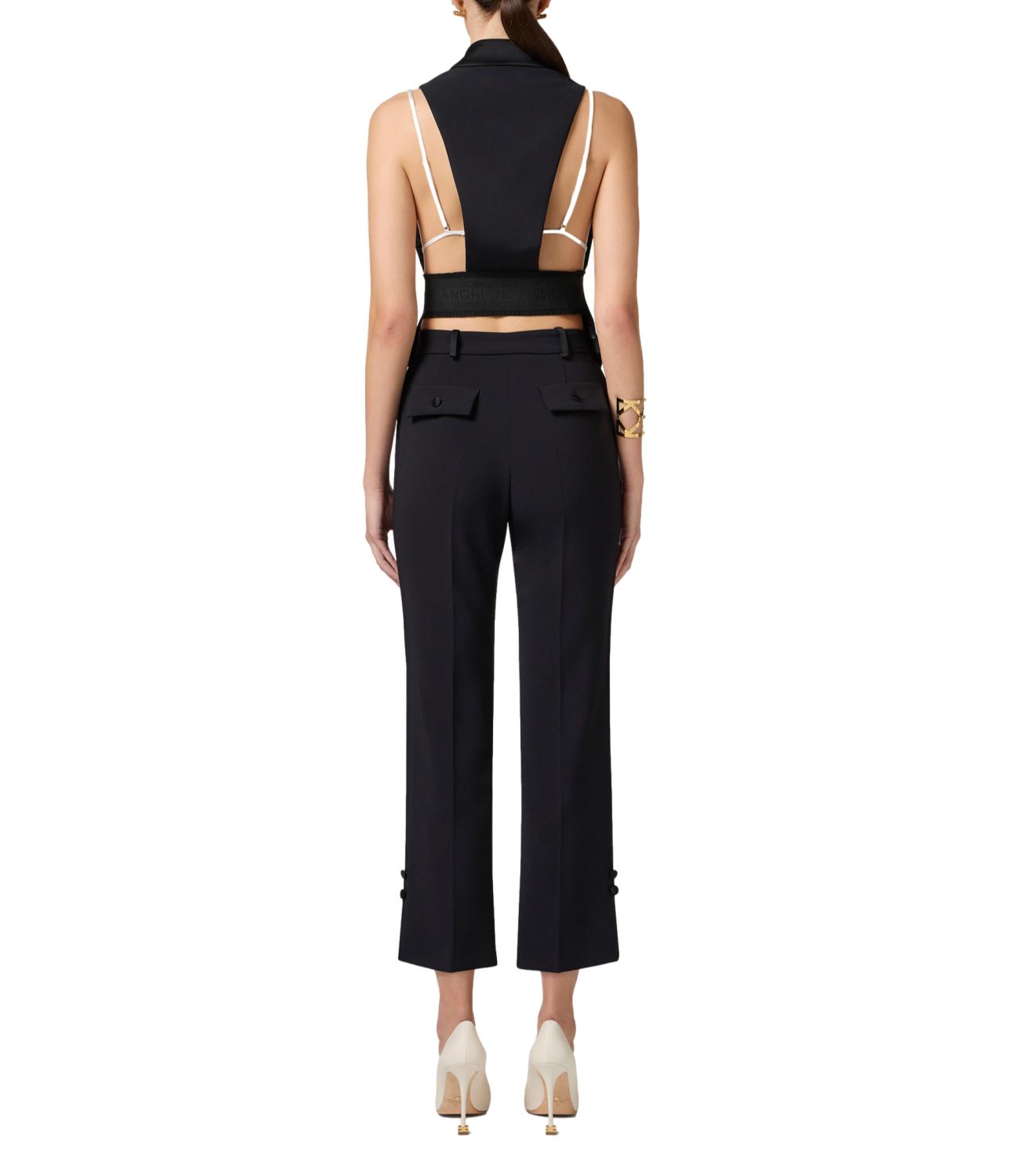 Elisabetta Franchi pantalone nero donna