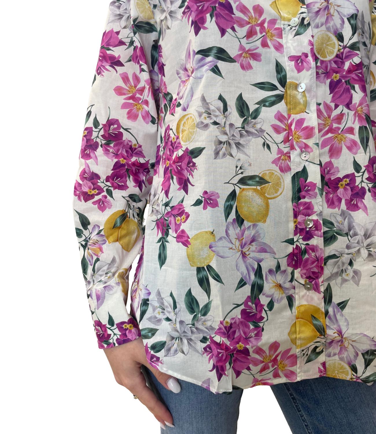 Emme Marella camicia Tritone multicolor donna