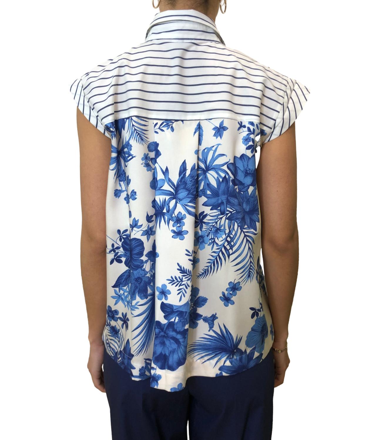 Emme Marella Camicia Stpite Blu Donna
