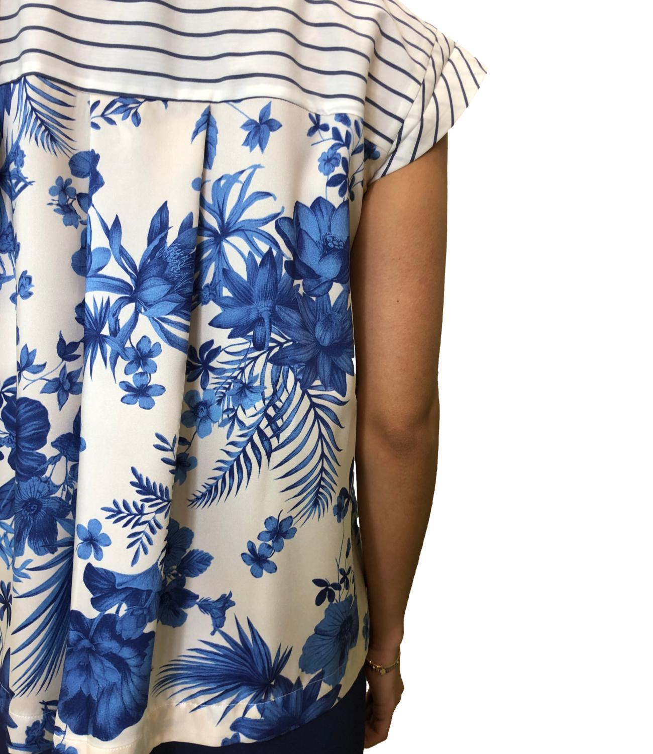 Emme Marella Camicia Stpite Blu Donna