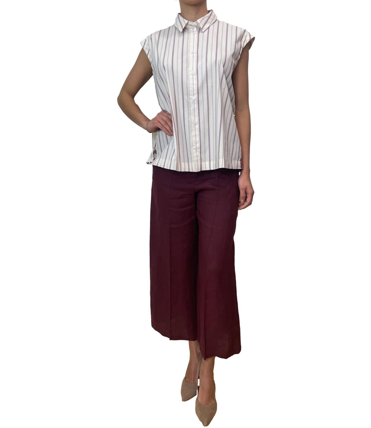 Emme Marella Camicia Stipite Bordeaux Donna