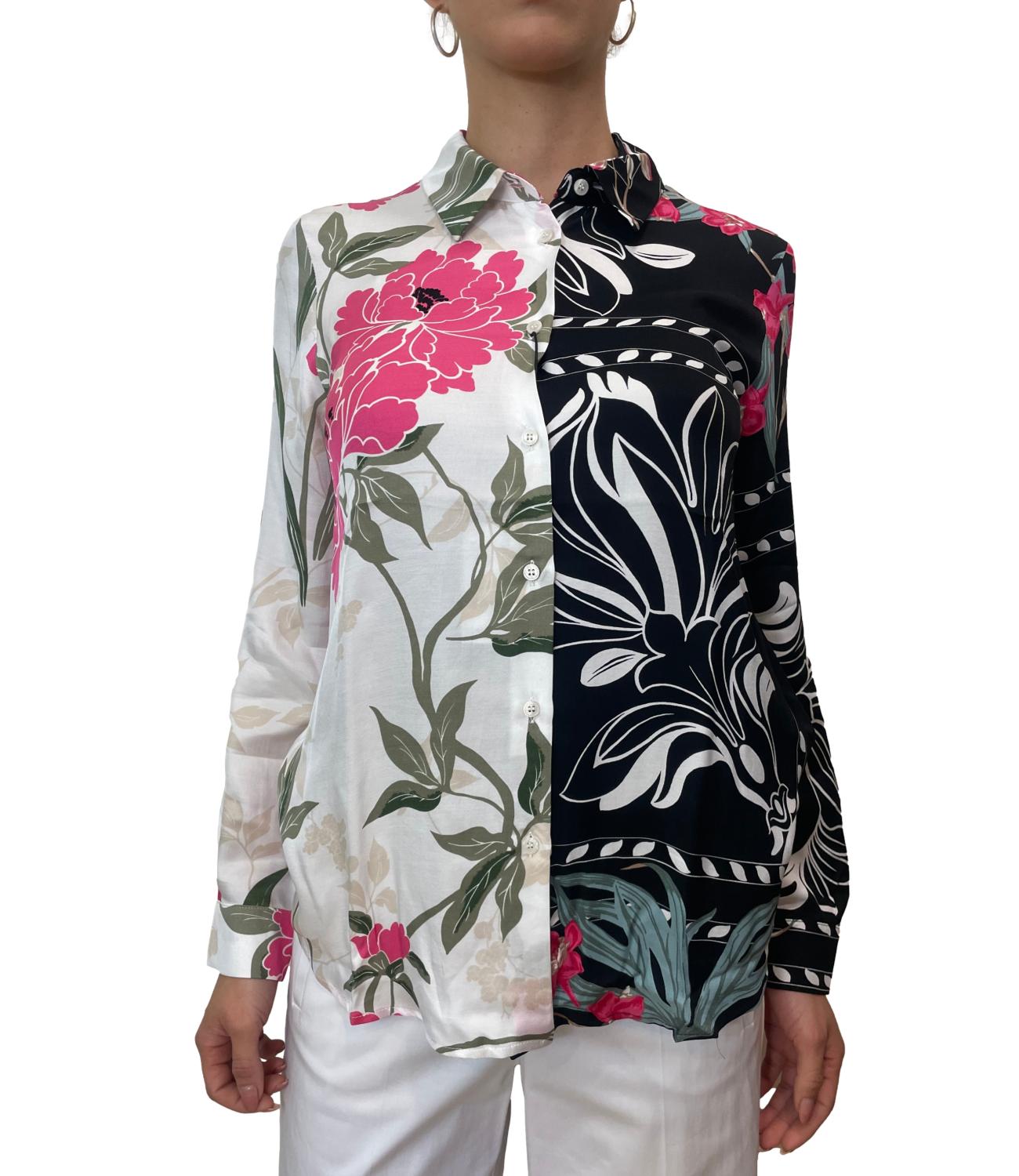 Emme Marella Camicia Nizza Burro Multicolor Donna