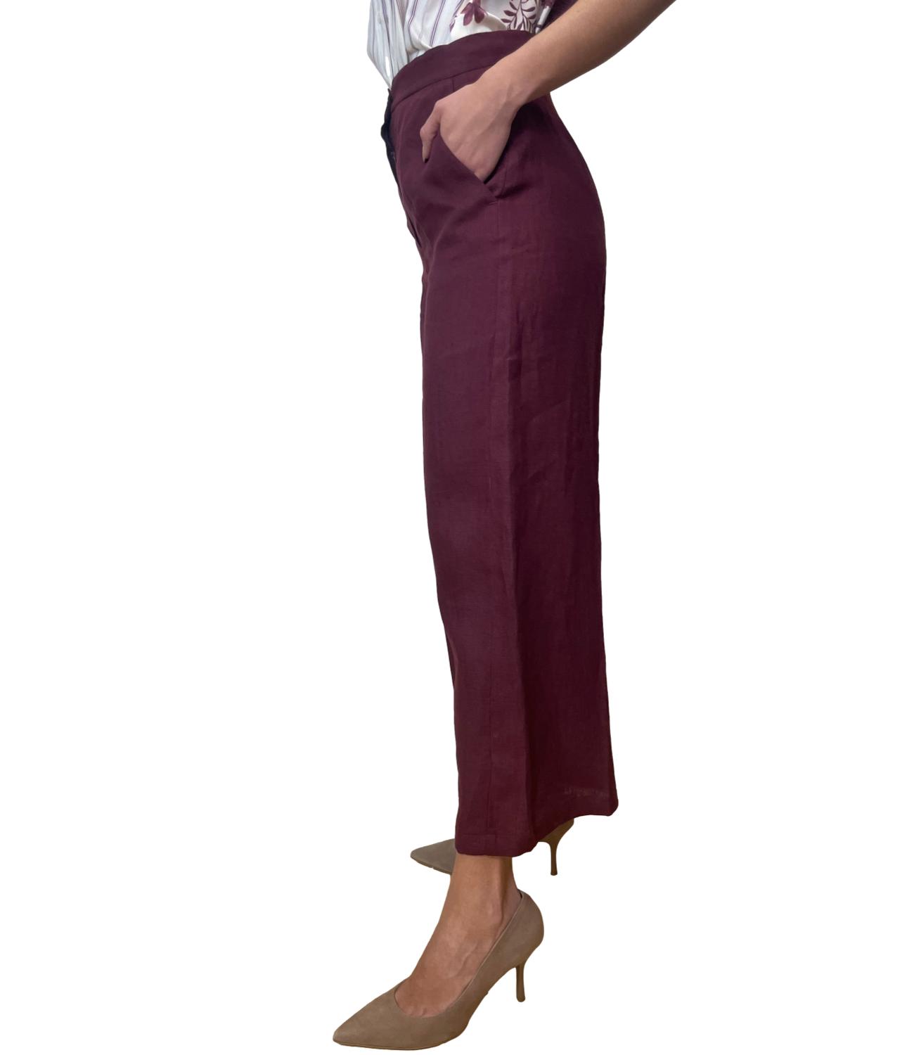 Emme Marella Pantalone Silvana Bordeaux Donna