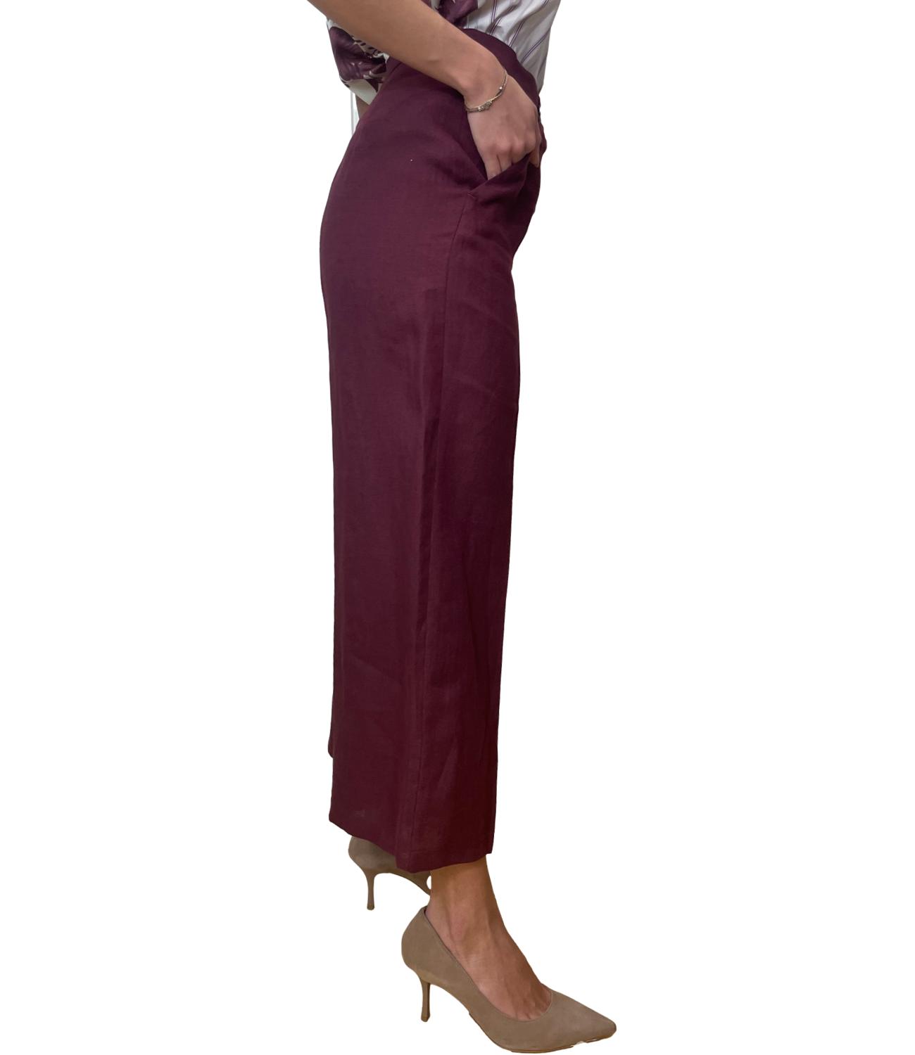 Emme Marella Pantalone Silvana Bordeaux Donna