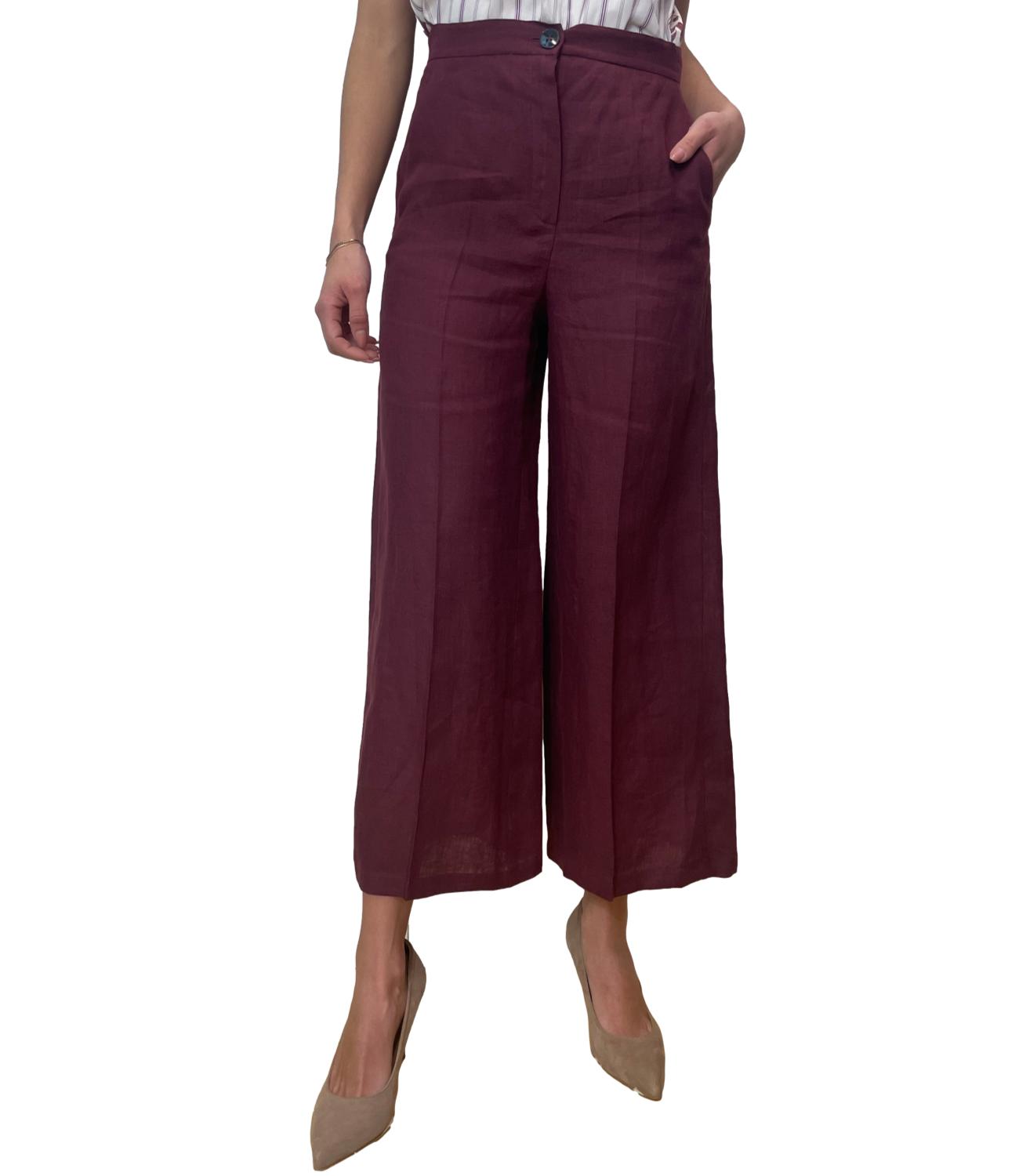 Emme Marella Pantalone Silvana Bordeaux Donna