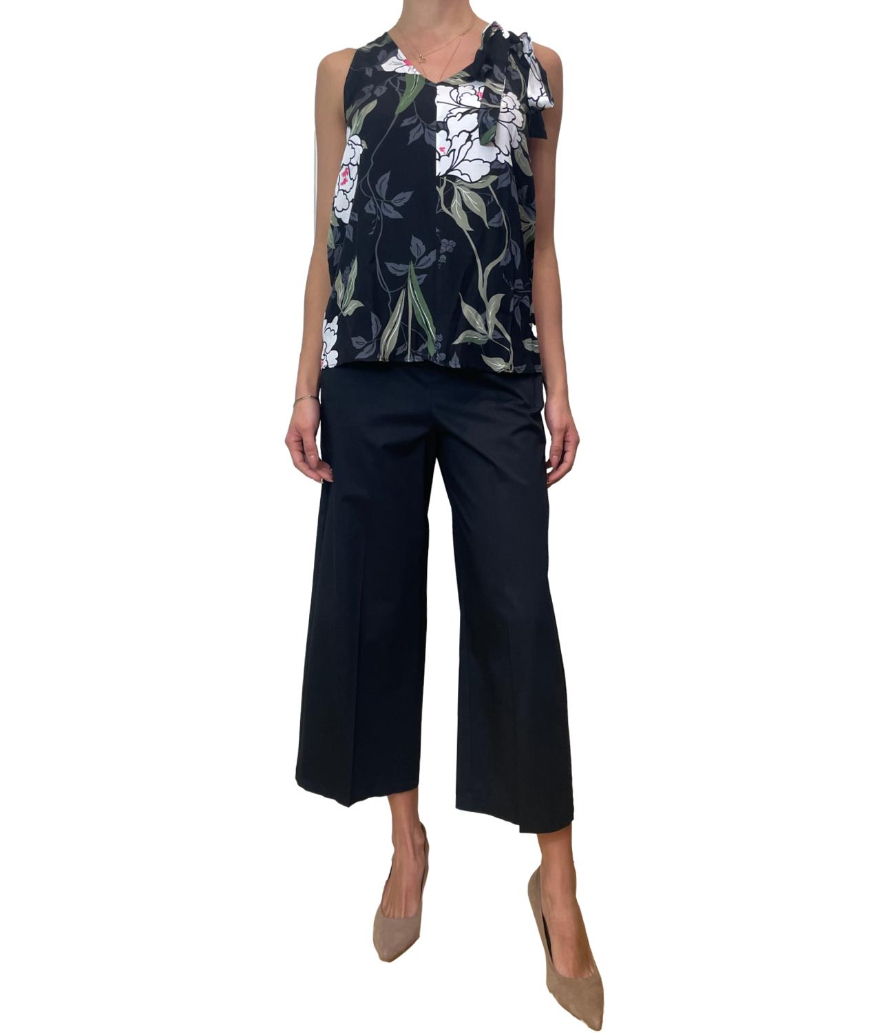 Emme Marella Pantalone Tisbe Nero Donna
