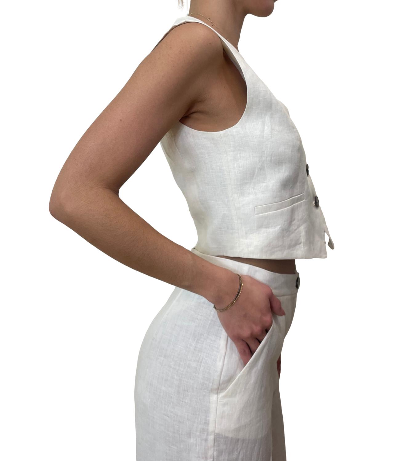 Emme Marella Gilet Anemone Burro Donna