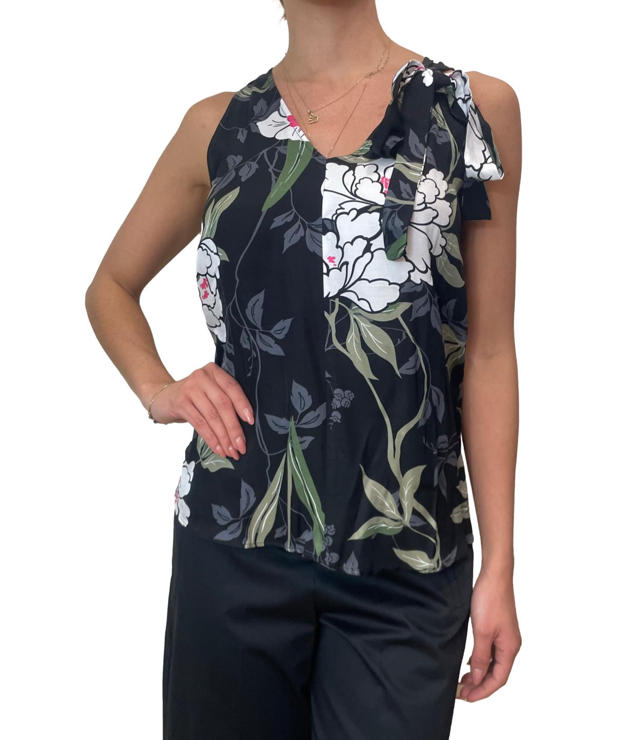 Emme Marella Top Hateley Nero Donna