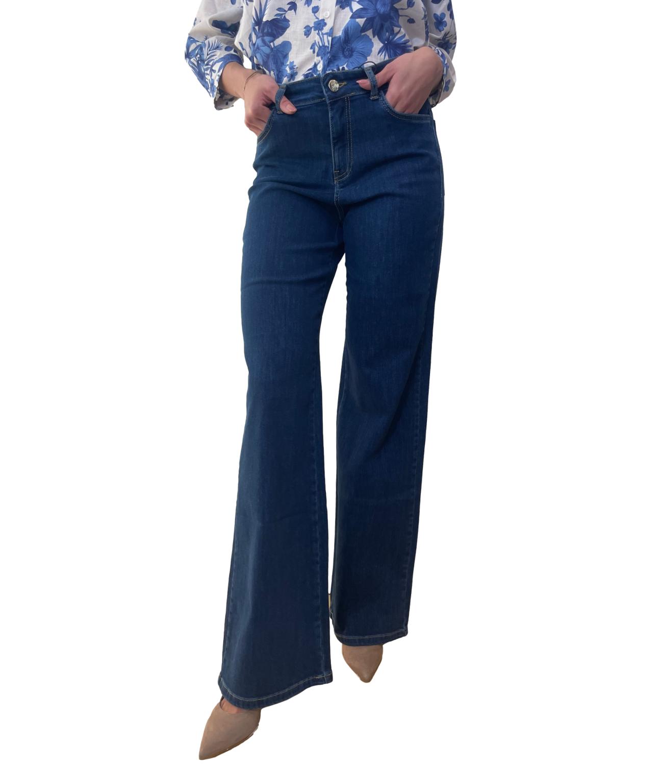 Emme Marella Jeans Crespobis Blu Donna
