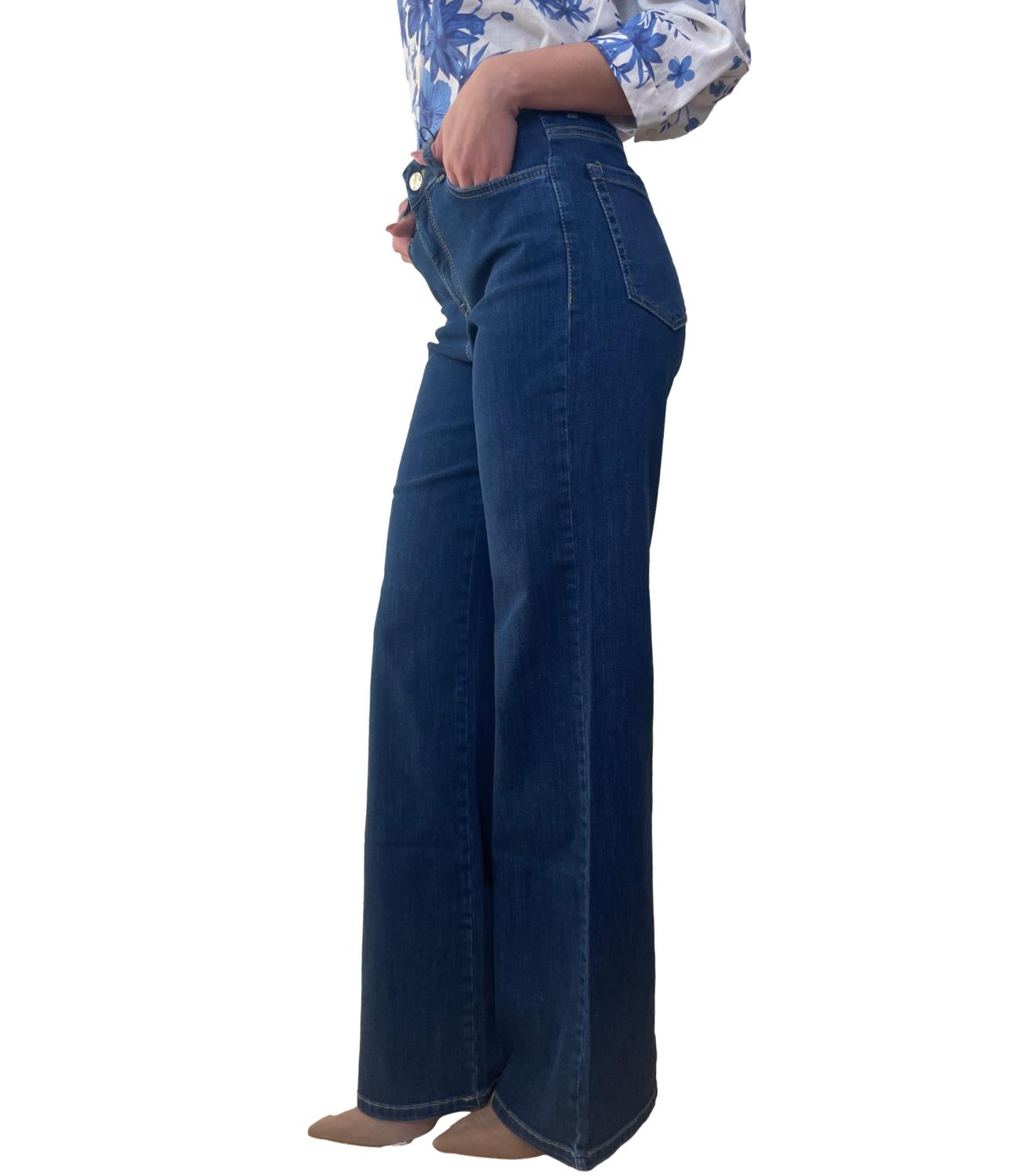 Emme Marella Jeans Crespobis Blu Donna