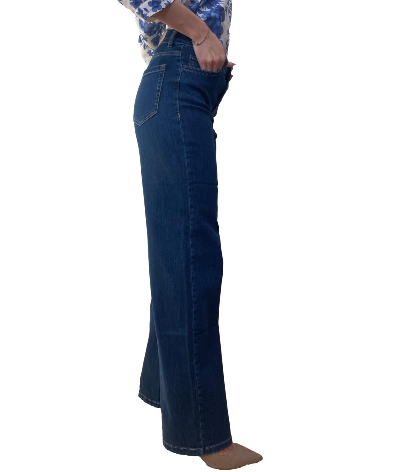 Emme Marella Jeans Crespobis Blu Donna