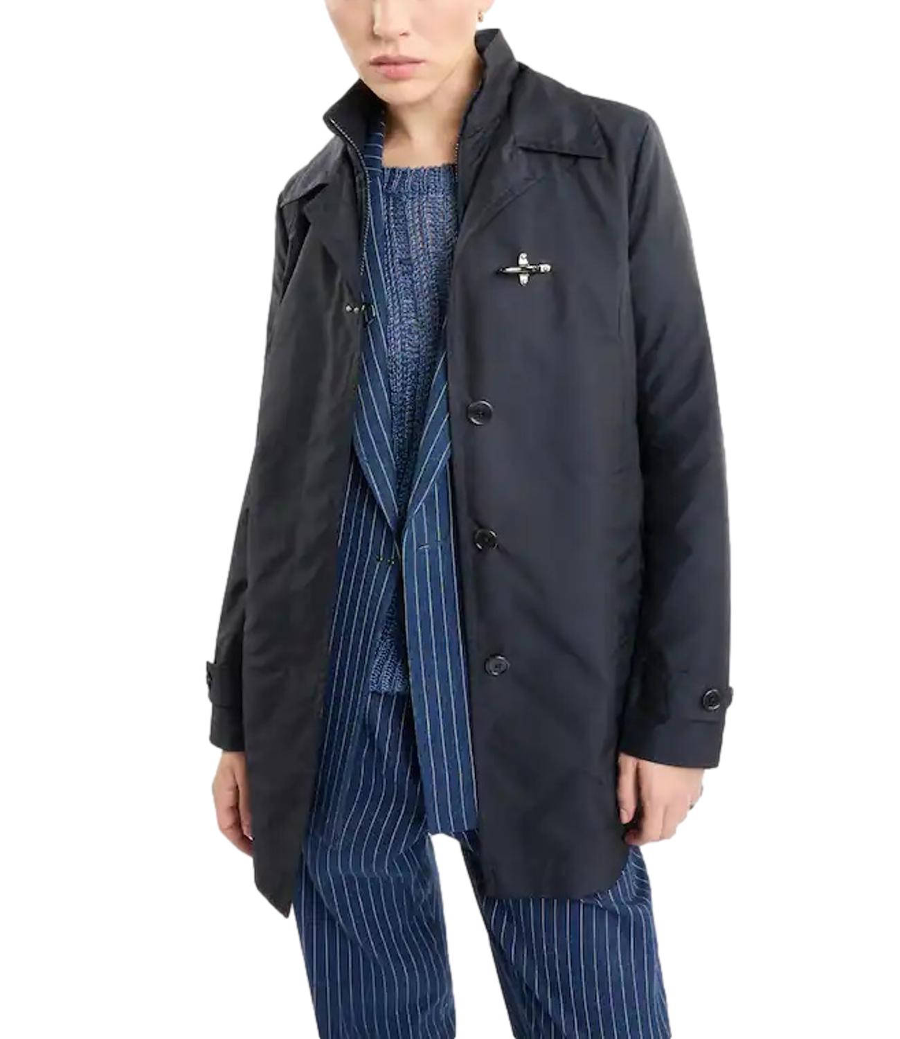 Morning coat blu donna