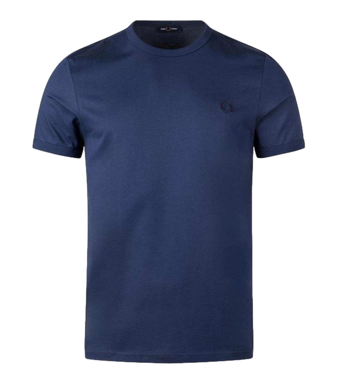 T-shirt Ringer bluette