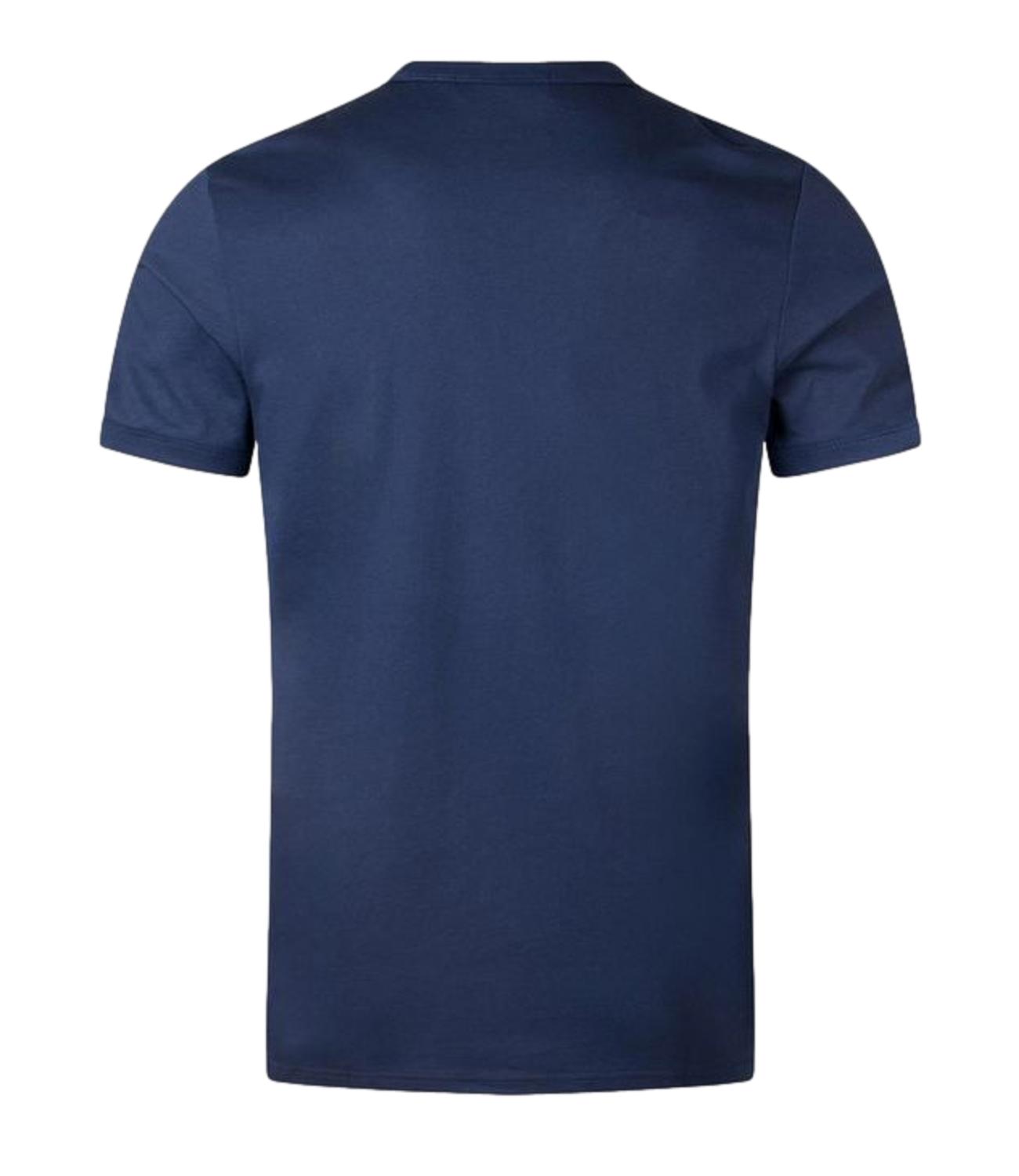 T-shirt Ringer bluette