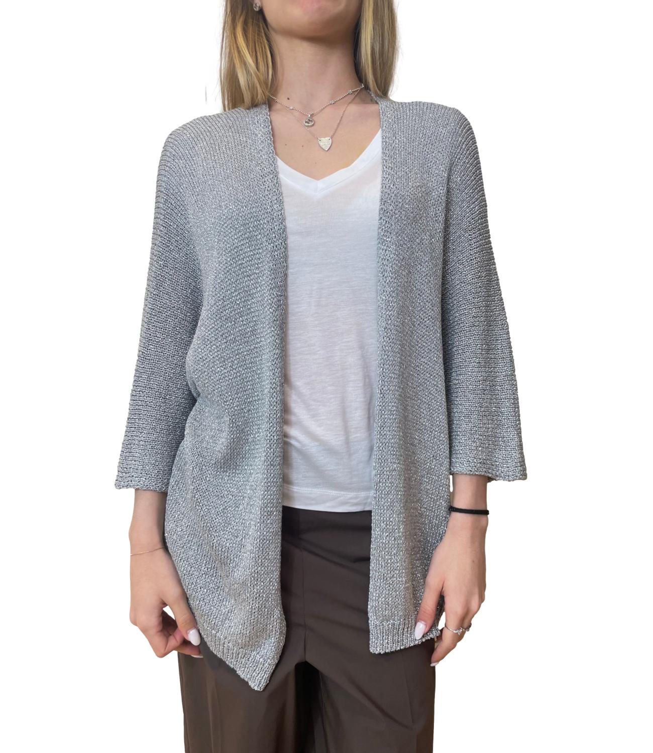 Glamour Cardigan Grigio Donna