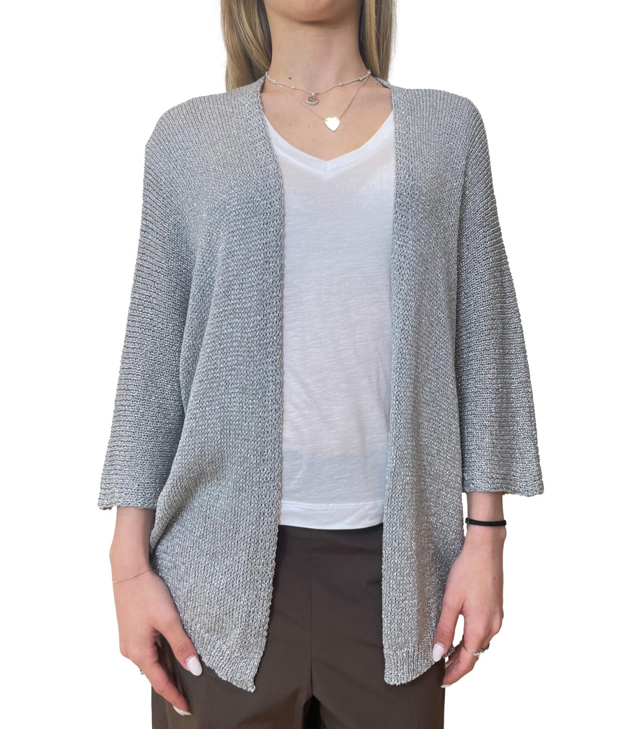 Glamour Cardigan Grigio Donna