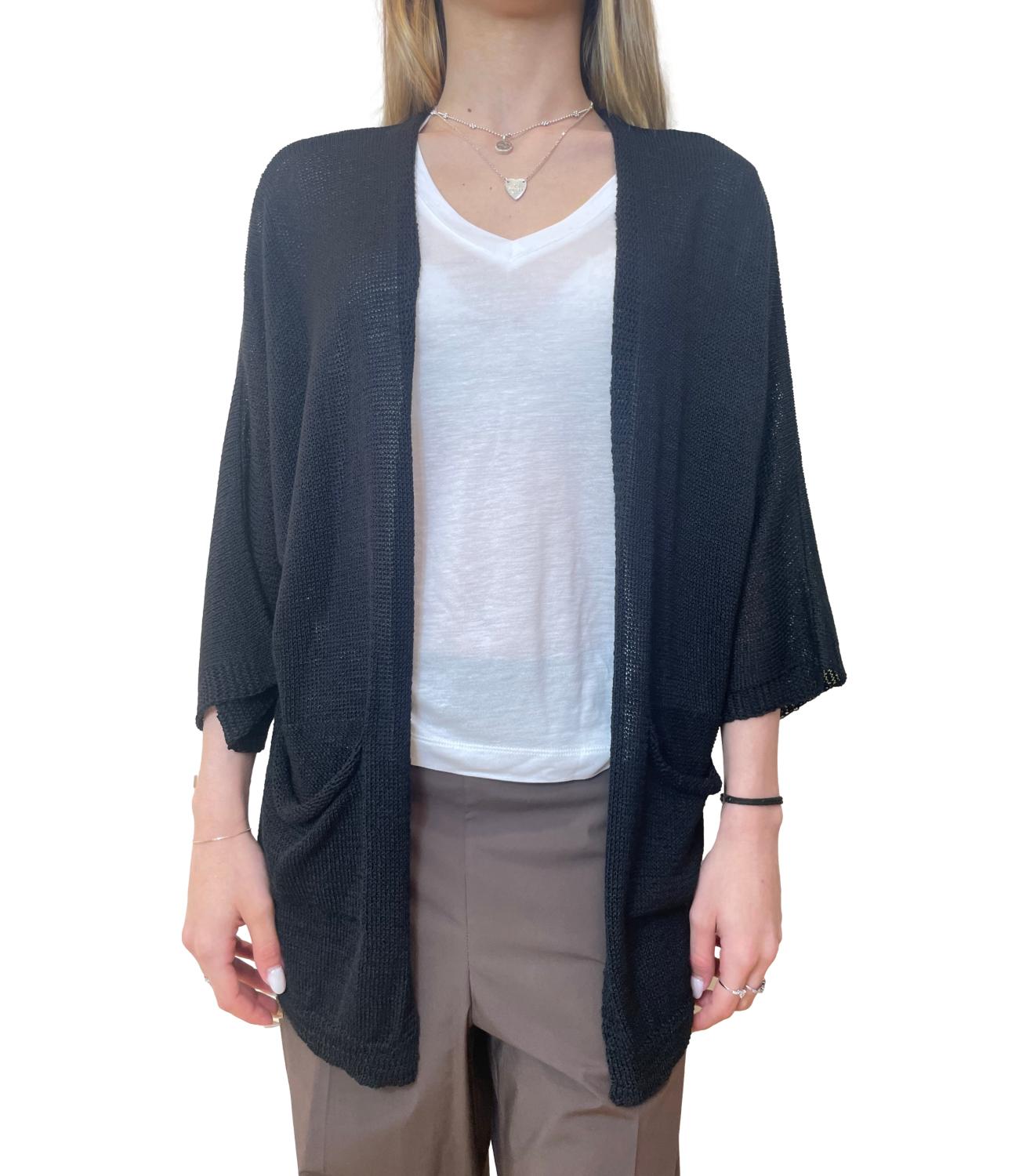 Glamour Cardigan Nero Donna