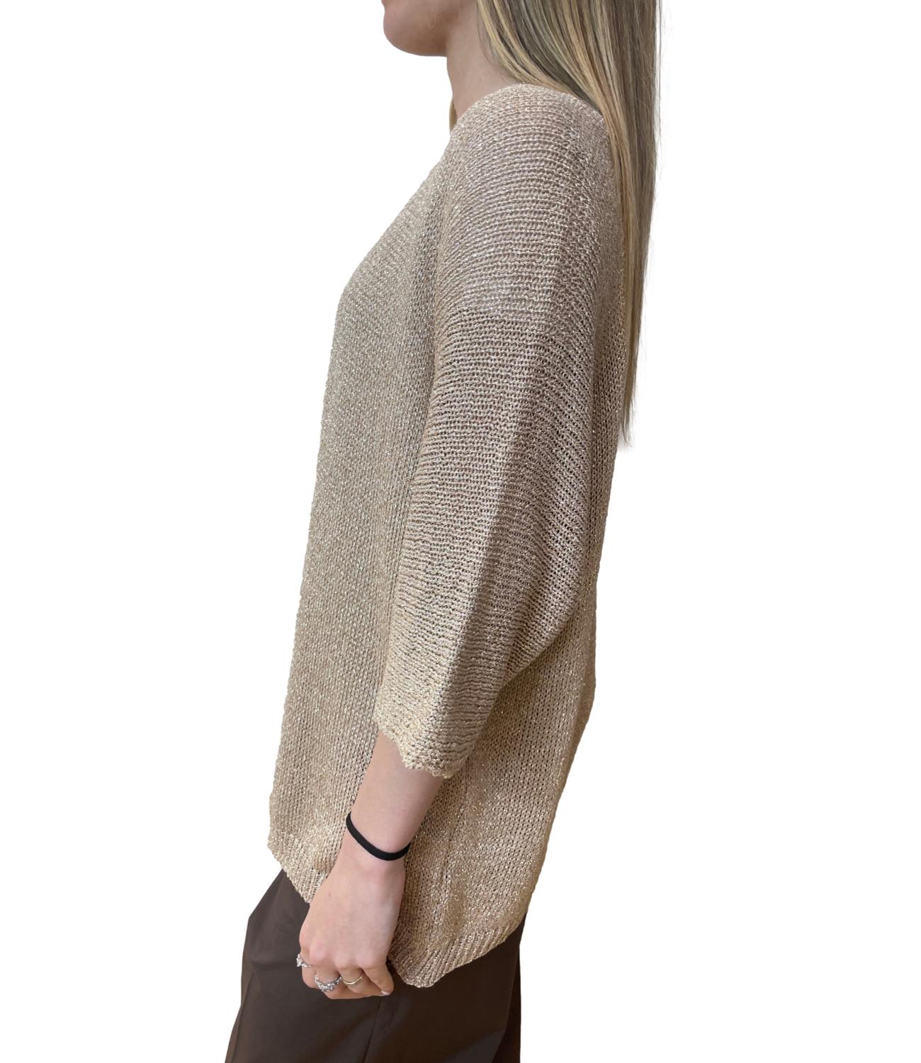 Glamour Cardigan Oro Donna