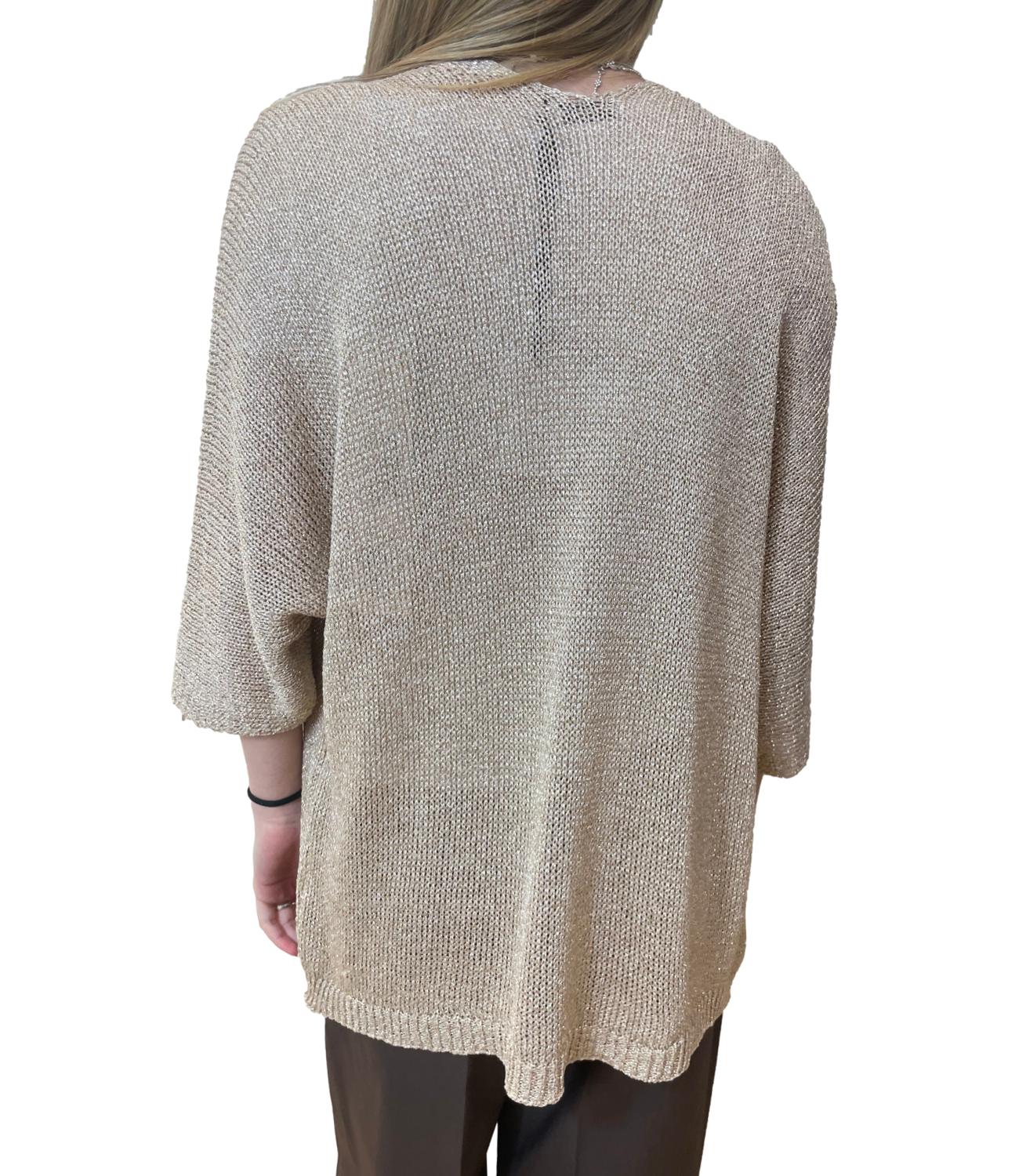 Glamour Cardigan Oro Donna
